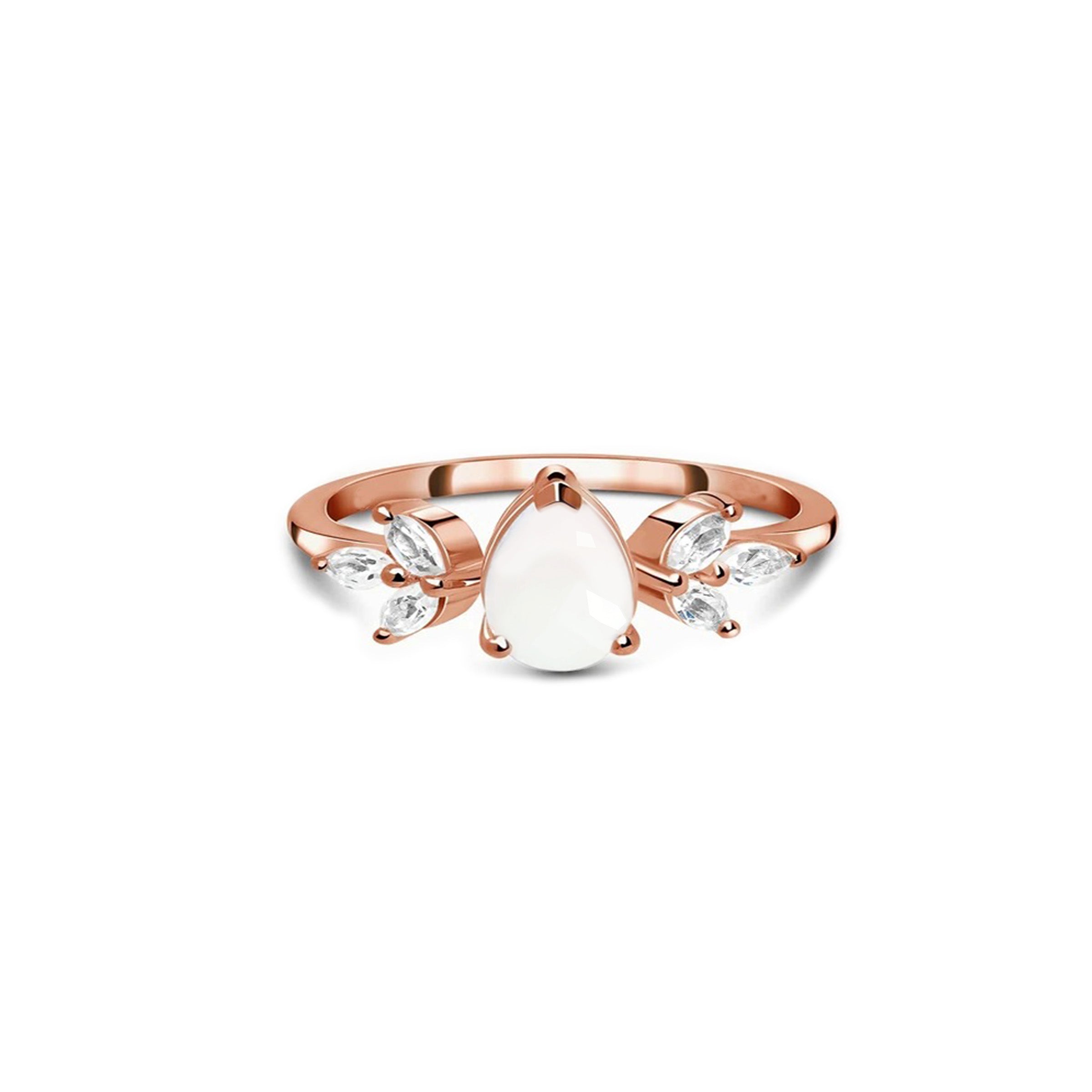 Organic Breast Milk Ring - 925 Sterling Silver Nursing Jewelry for Moms - Perfect for Breastfeeding, Baby Showers & Mother's Day Gifts