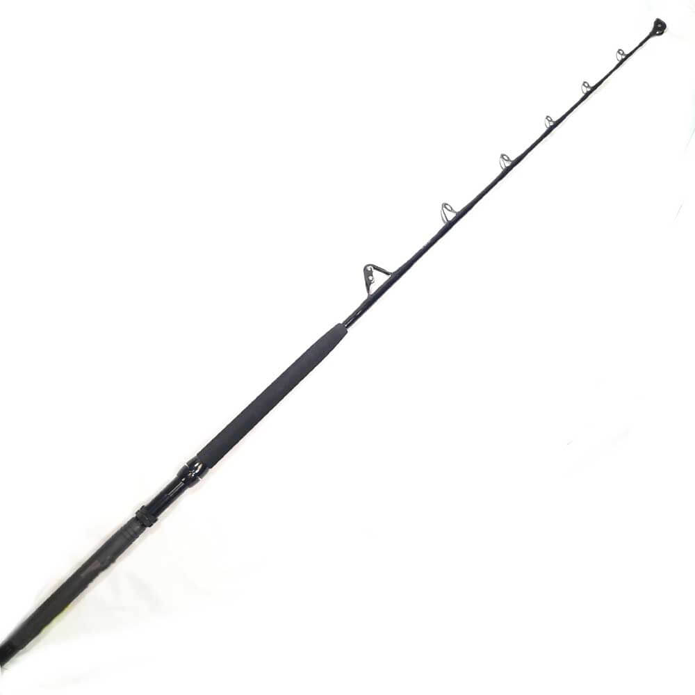 Capt. Harry’s Blackout Series CHSU5058 WRST Stand Up Fishing Rod - Heavy Duty Saltwater Trolling Rod for Offshore Big Game Fishing