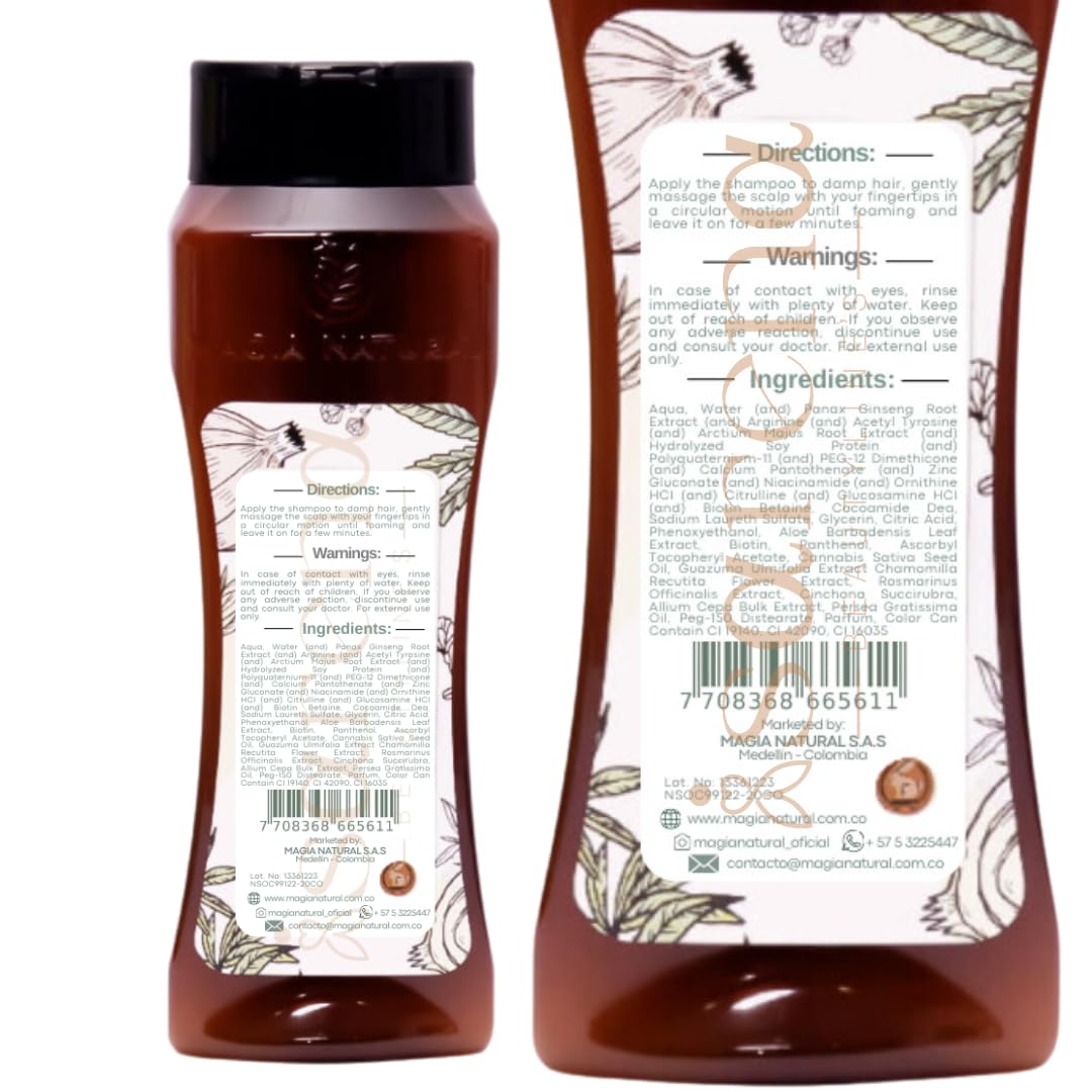 Isarena Beautyline Magia Natural Onion Shampoo & Conditioner Set (2 x 500ml) - Hair Growth Treatment for Thinning Hair, Anti-Hair Loss with Natural Ingredients | For Damaged Hair Repair & Scalp Care | Daily Hair Care Routine for Men & Women