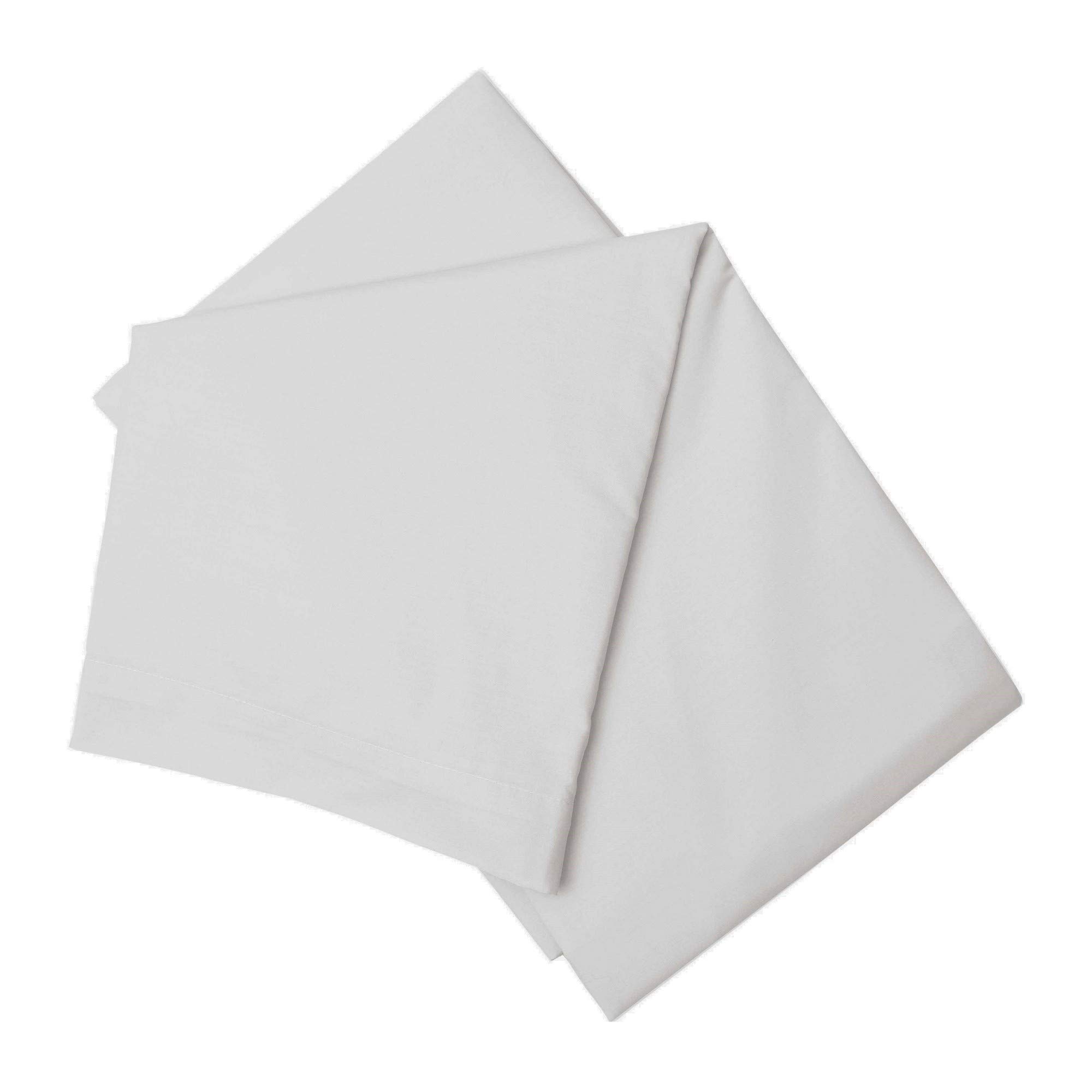 Belledorm Soft Brushed Cotton Flat Sheet - Full Size, Powder Pink - Luxurious Bedding for Comfortable Sleep & Home Decor