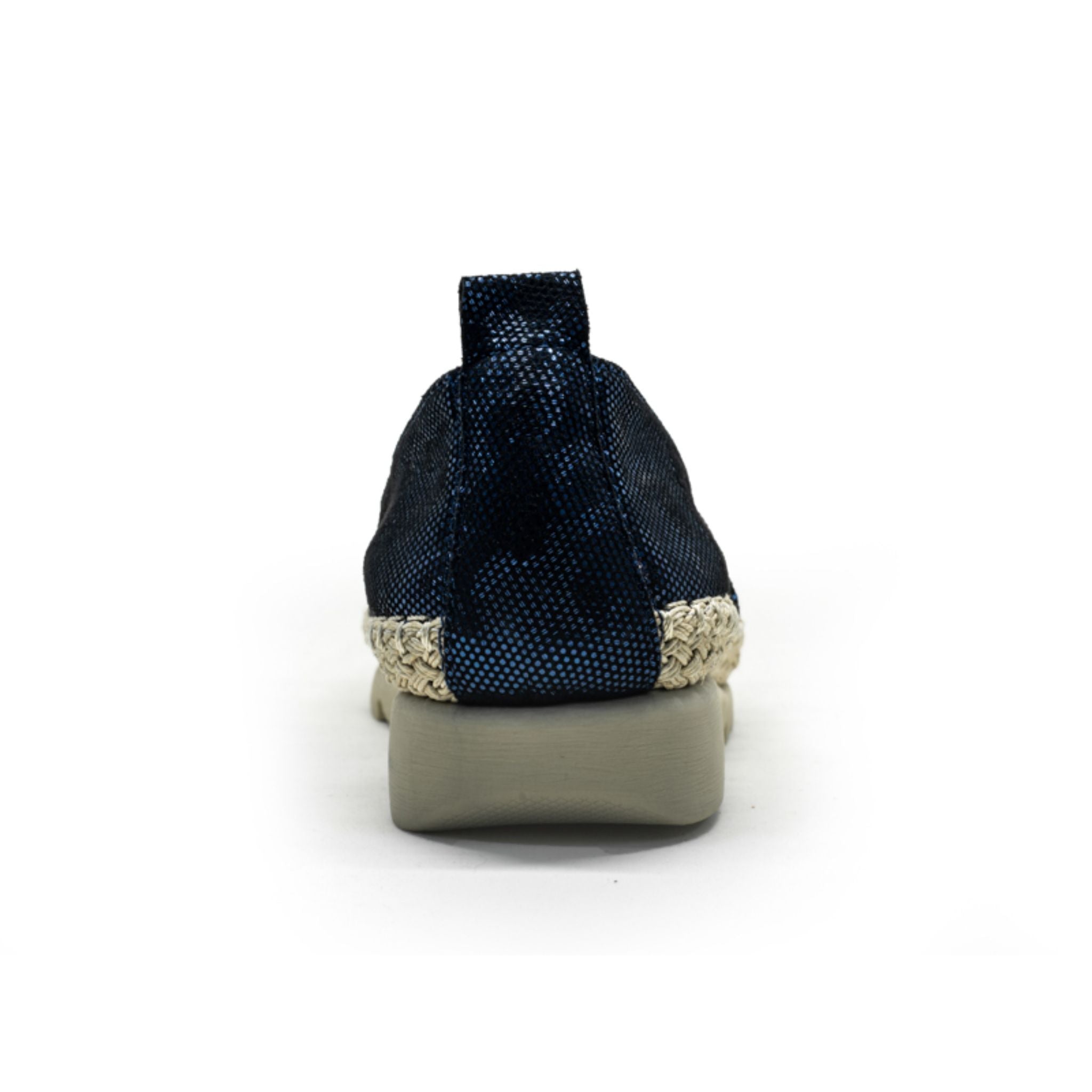 Barani Textured Leather Ballet Flats for Women - Comfortable Navy Blue Pumps 8938 230 | Perfect for Work, Office & Casual Wear
