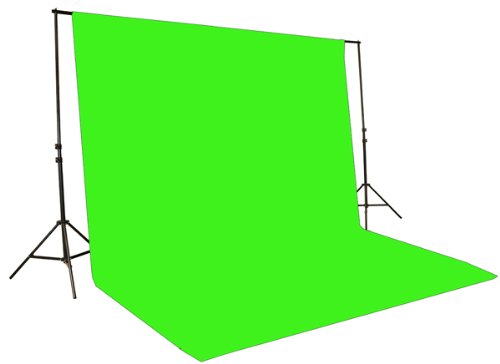 Fancierstudio Chroma Key Green Screen Kit with 1000W Lighting - Professional Photo & Video Studio Setup with Umbrellas & Softboxes - Perfect for YouTube Videos, Live Streaming, and Photography Backdrops