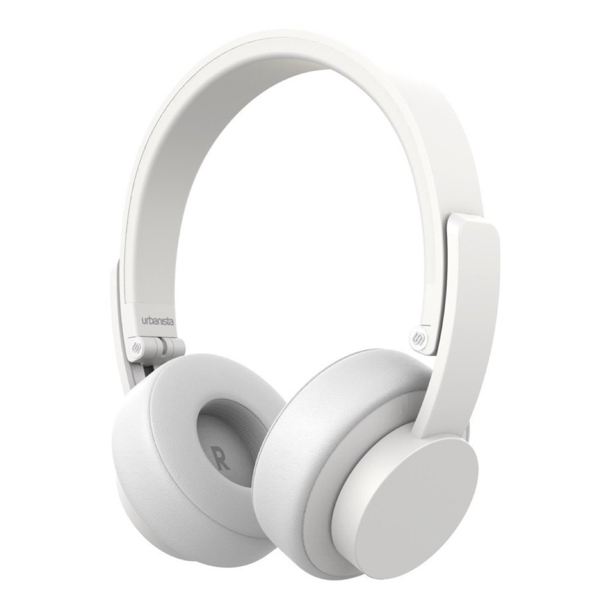 Urbanista Seattle Wireless Bluetooth Headphones - Noise Cancelling Over-Ear Headset with 30H Playtime, Foldable Design - Perfect for Commuting, Travel & Office Work (White)