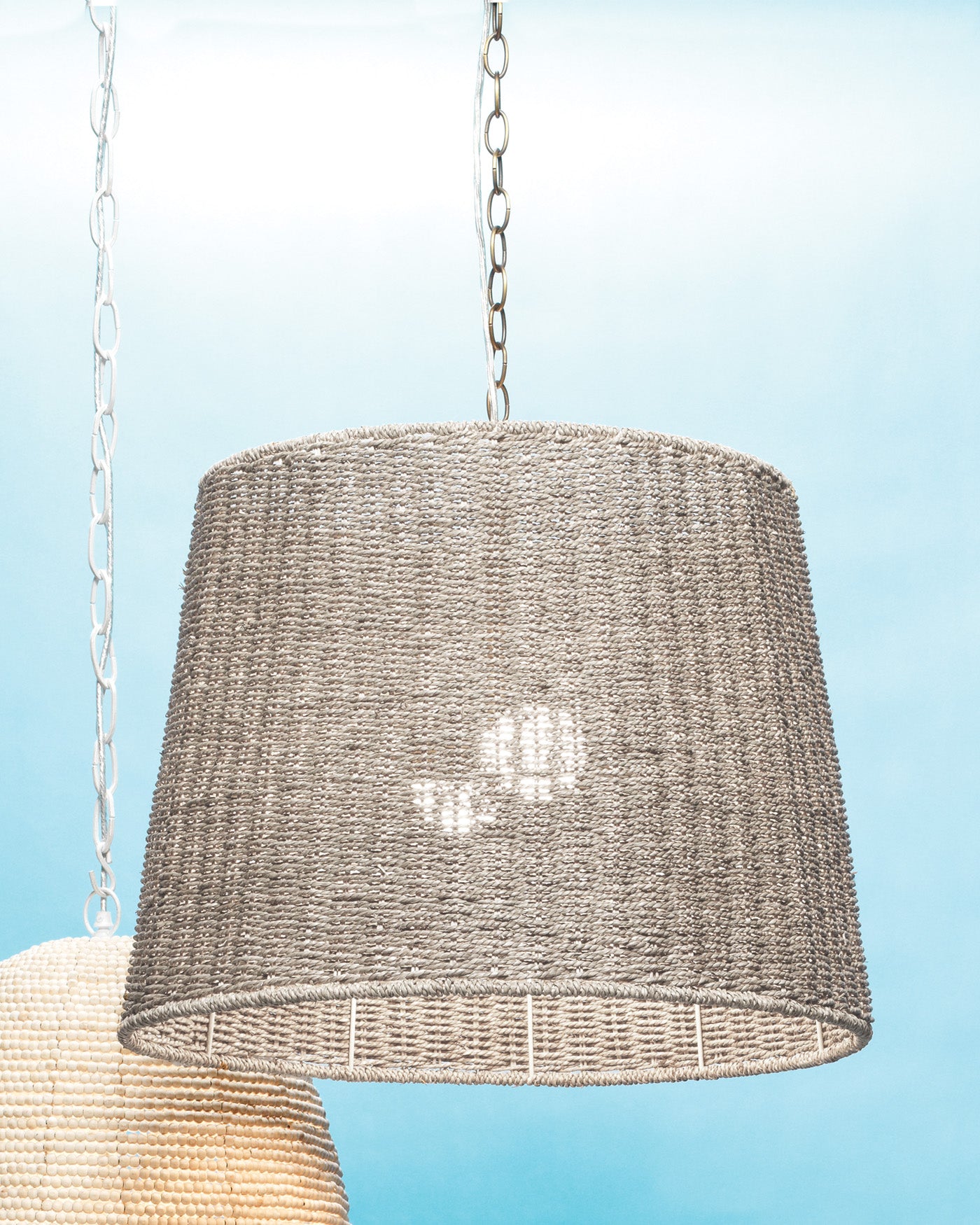 Elegant Willow Chandelier - Modern Rattan Pendant Light Fixture for Dining Room, Bedroom & Living Room Decor | Perfect for Farmhouse, Boho & Coastal Style Homes