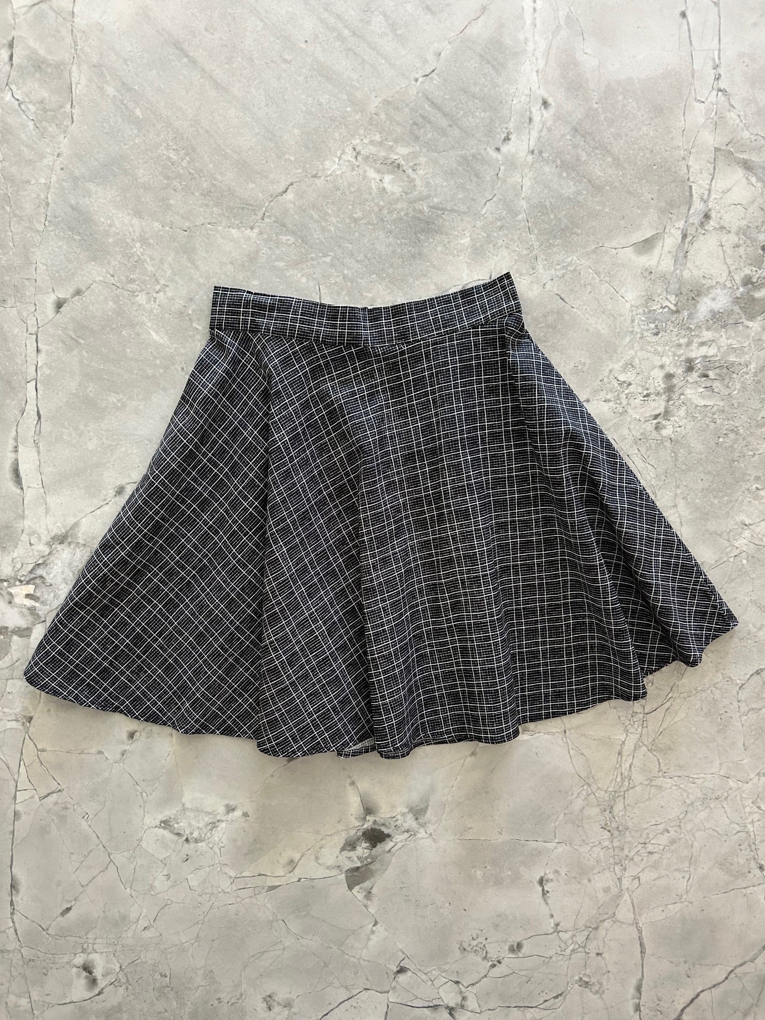Check You Out Skater Skirt - Women's A-Line Pleated Mini Skirt for Casual Wear & Street Style | Perfect for Parties, Dates & Everyday Outfits