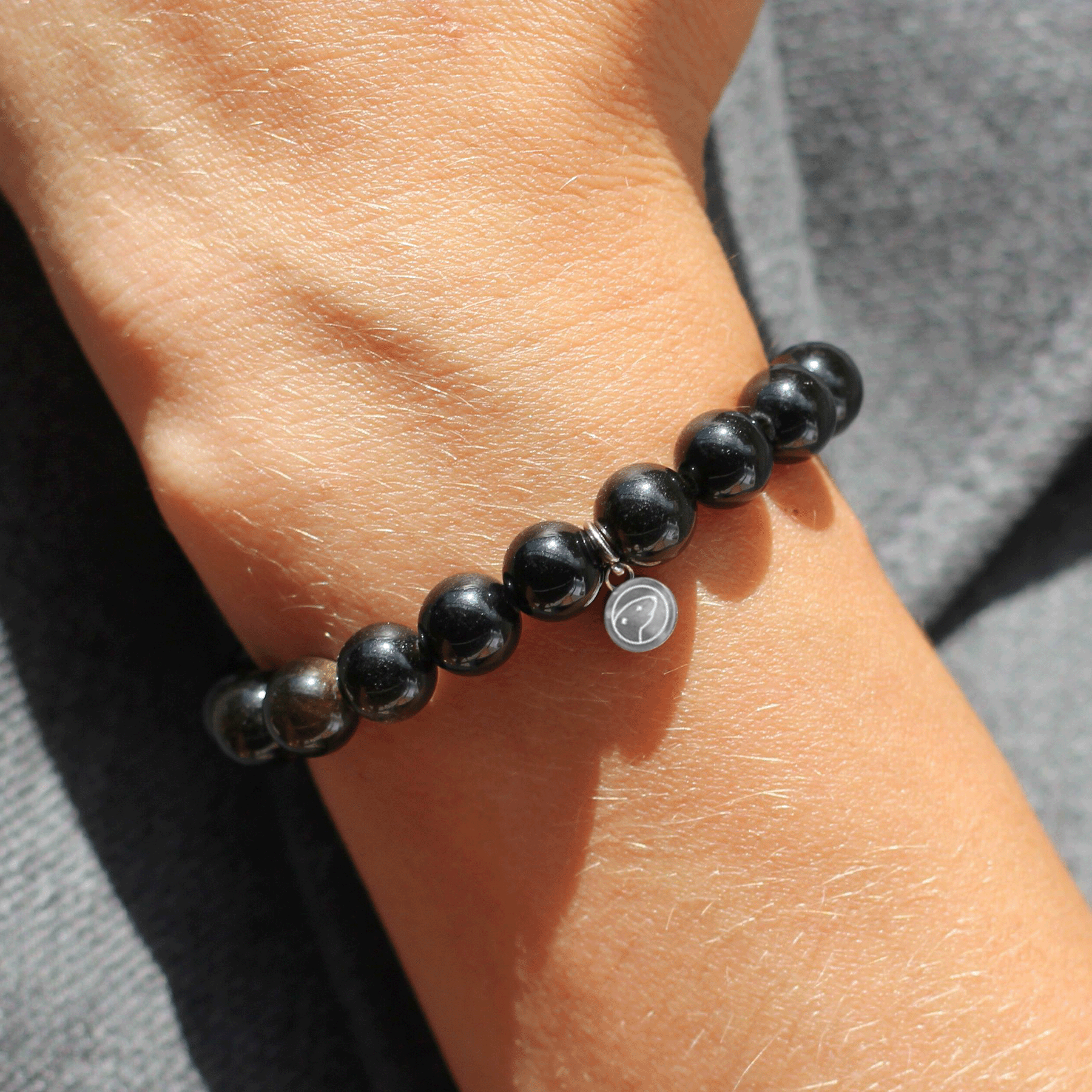 Golden Obsidian Bracelet for Women - Natural Stone Healing Jewelry for Protection & Positive Energy - Elegant Beaded Bracelet for Meditation, Yoga & Spiritual Wellness