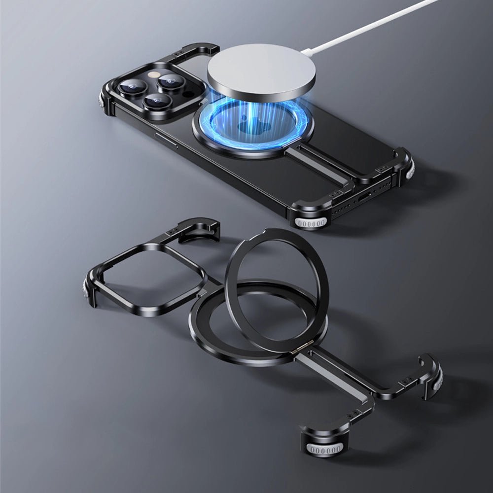 FusionFrame Pro MagSafe iPhone Case - Shockproof & Slim Design for iPhone 14/13/12 Series | Perfect for Work, Travel & Outdoor Adventures