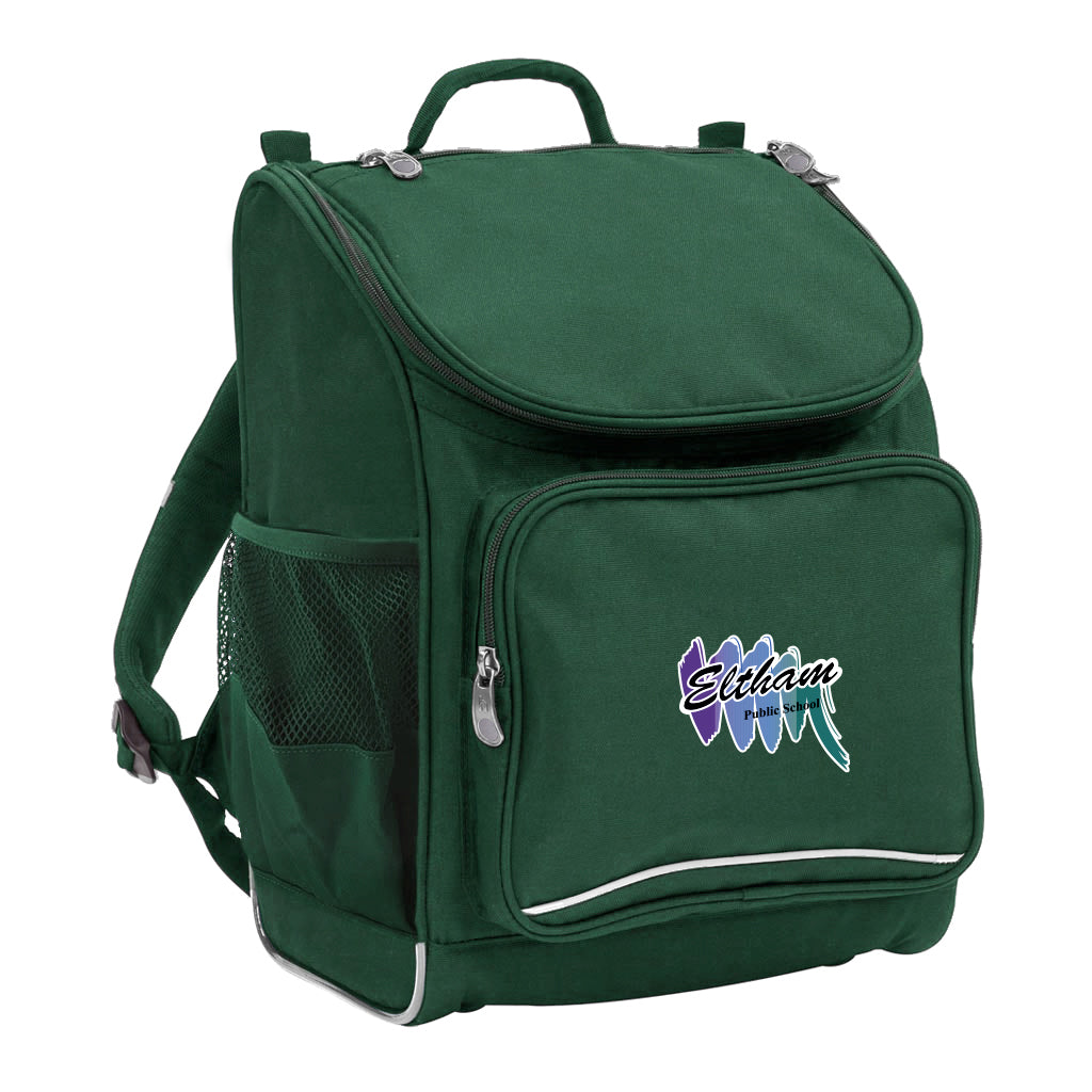 Eltham Public School Mighty Tuff Pack PRIMARY 24L Backpack - Durable Green School Bag for Kids - Perfect for Elementary Students, School Supplies & Daily Use