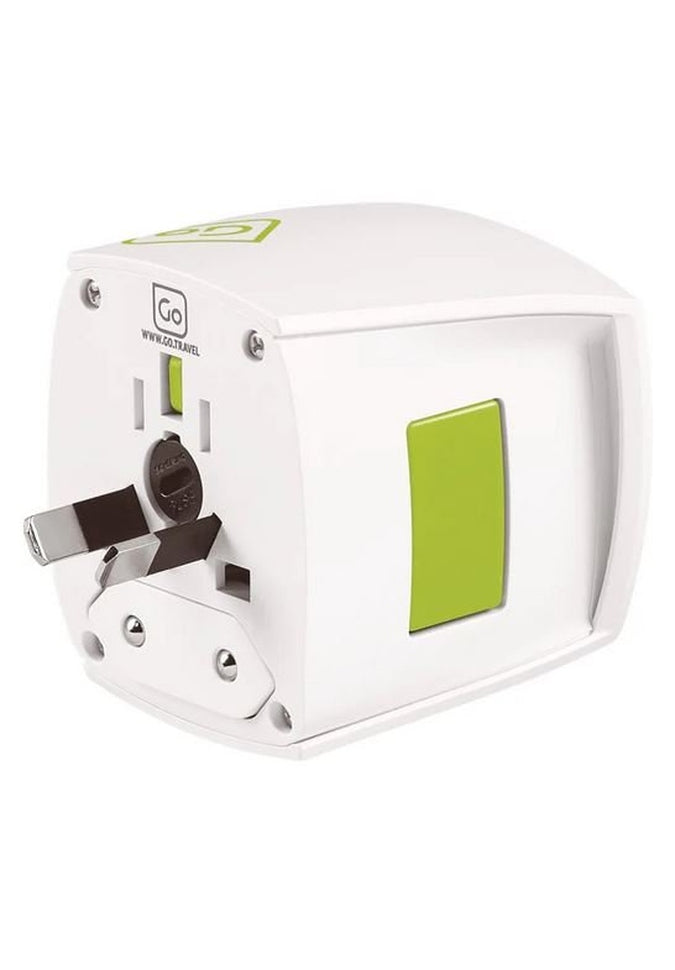 Universal Travel Adapter - Worldwide All-in-One Power Plug Converter for USA, Europe, Asia, Australia - Perfect for Laptops, Phones & Essential Travel Gadgets