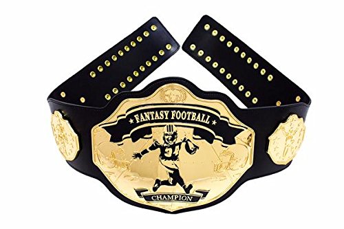 Fantasy Football Championship Belt Trophy - Undisputed Belts High-Step Award for NFL & Fantasy League Winners - Perfect for Trophy Presentations, Victory Celebrations & Sports Memorabilia Displays