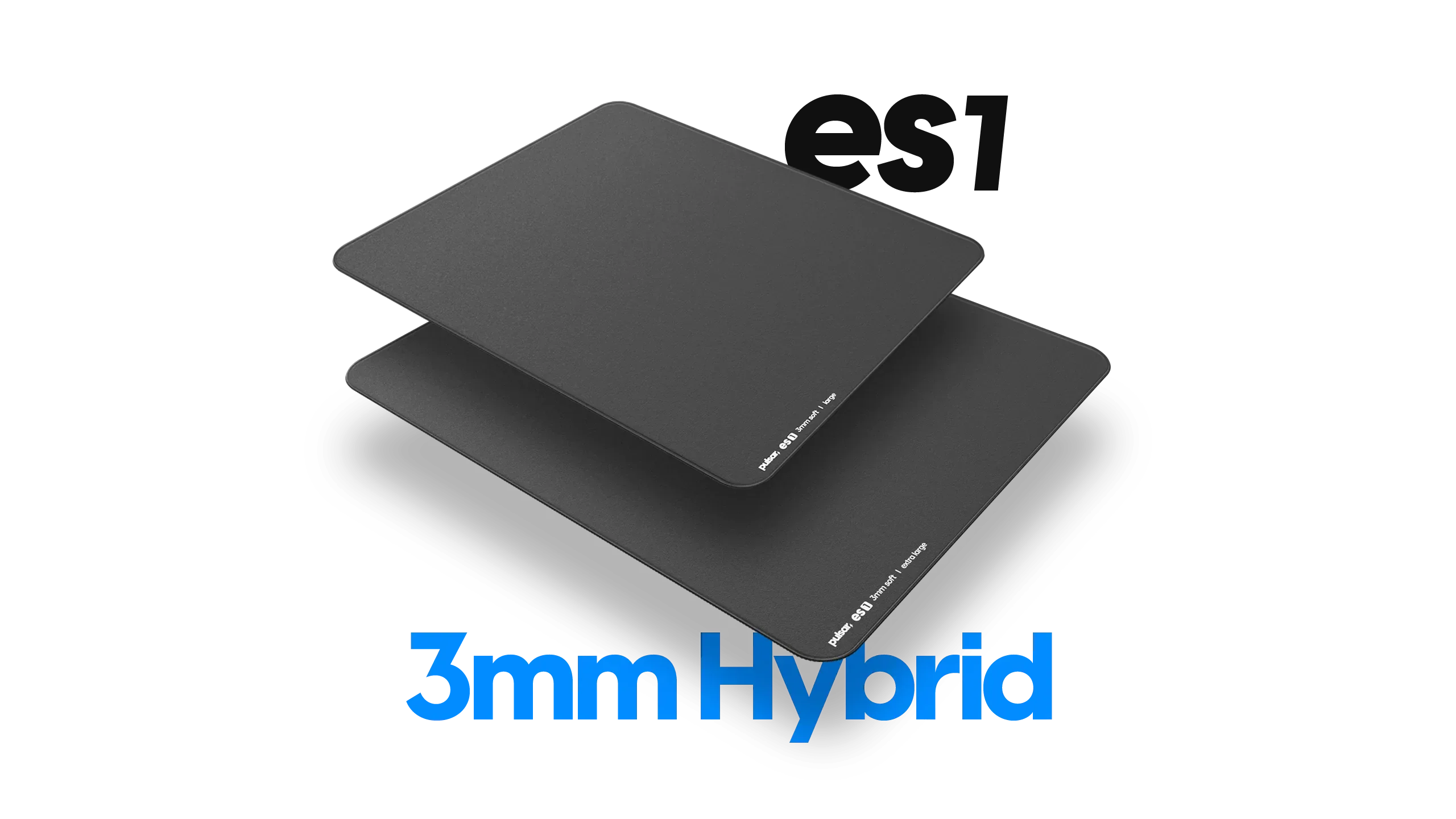 Pulsar ES1 Gaming Mouse Pad - Large Non-Slip Rubber Base, Smooth Surface for Precision Control - Perfect for FPS, MOBA, and PC Gaming