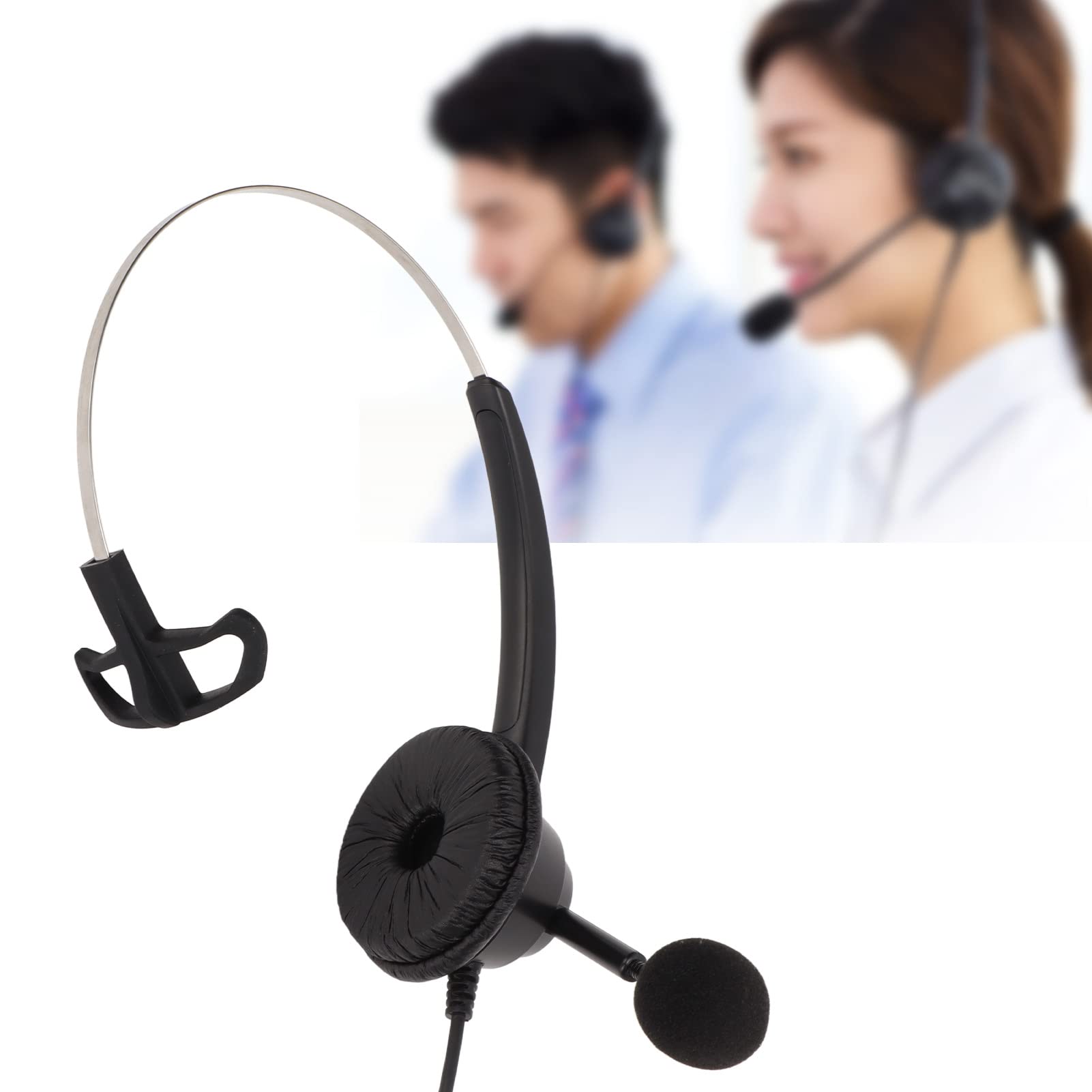 RJ9 Corded Telephone Headset with Volume Control | H360-RJ9-MV Durable Headset for Online Classes & Remote Work | Perfect for Call Centers, Virtual Learning & Home Office