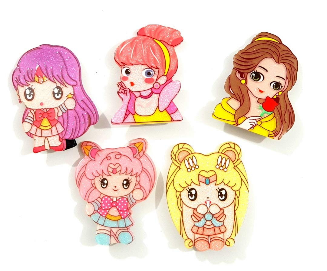 HOMEMATES 5pcs Baby Girls Hair Clips Set - Colorful Toddler Barrettes Hair Accessories for Infants & Kids - Perfect for Daily Wear, Parties & Photo Shoots