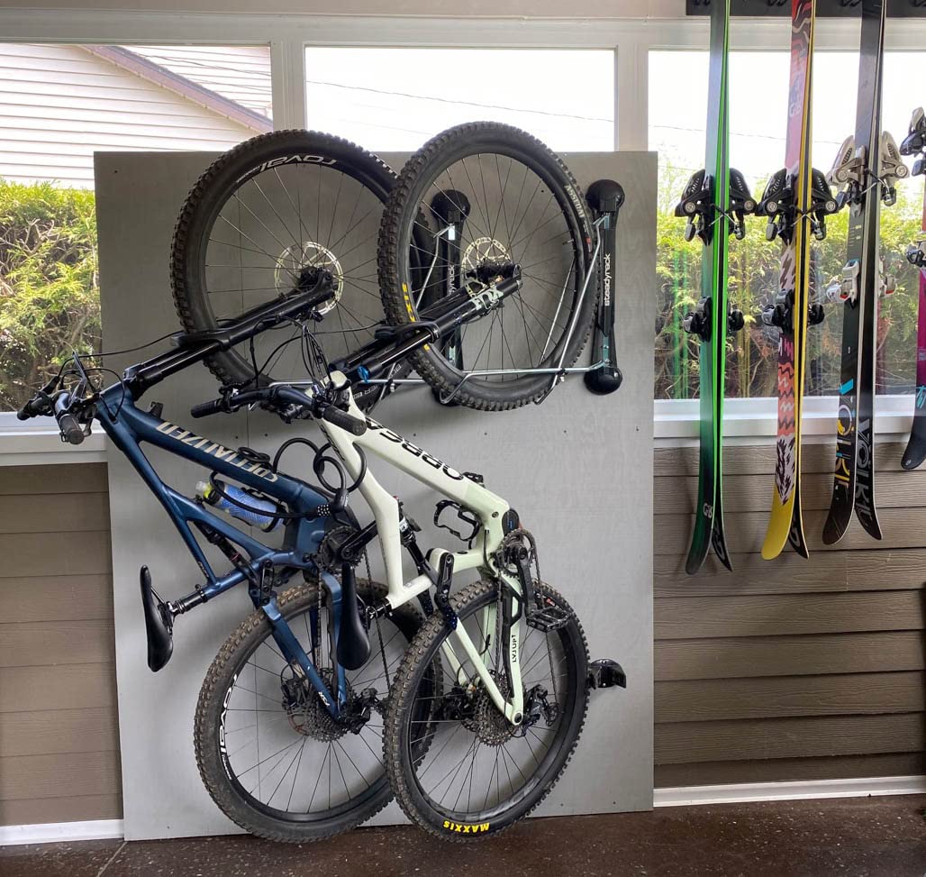 Steadyrack Bike Rack - Heavy Duty Wall Mounted Bike Storage for Mountain, Road & Kids Bikes | Space Saving Solution for Garage, Home & Bike Park | Perfect for Indoor & Outdoor Cycling Enthusiasts