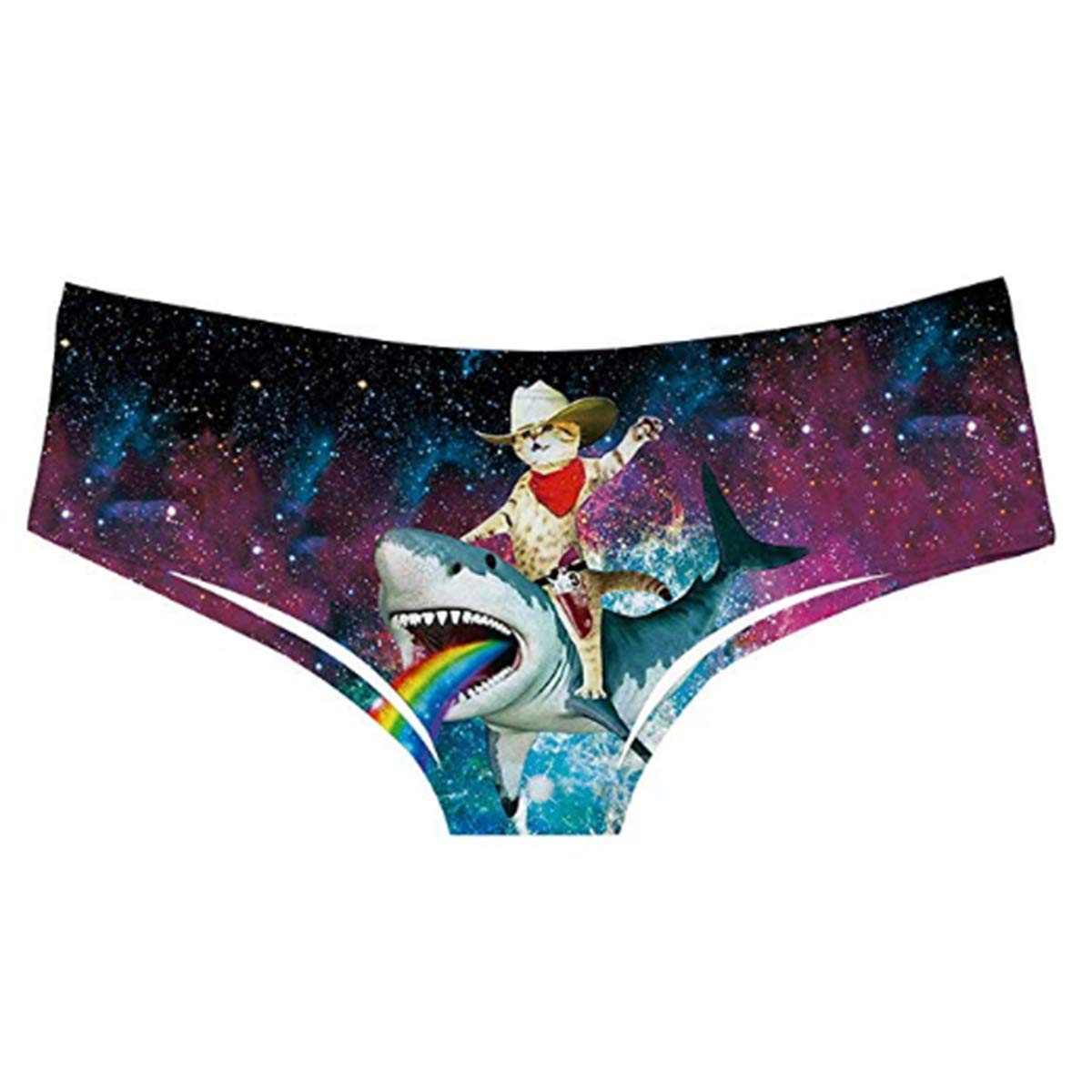 Sexy Women's 3D Printed Animal Pattern Underwear Panties - Stretchy Booty Shorts for Sleep & Casual Wear - Super Curve Embrace - Perfect for Loungewear, Date Nights & Sleepovers
