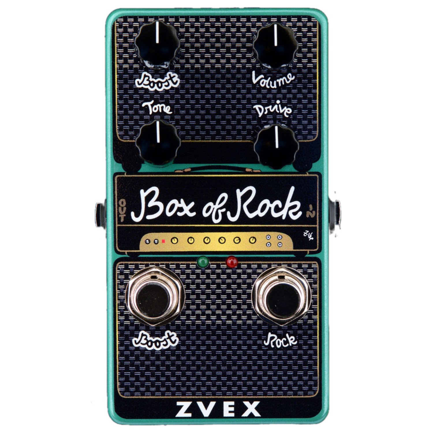 ZVex Effects Vertical Vexter Box of Rock Distortion Guitar Pedal - High Gain Stompbox for Electric Guitar, Professional Sound Effects for Rock, Metal & Blues - Perfect for Stage Performances & Studio Recording