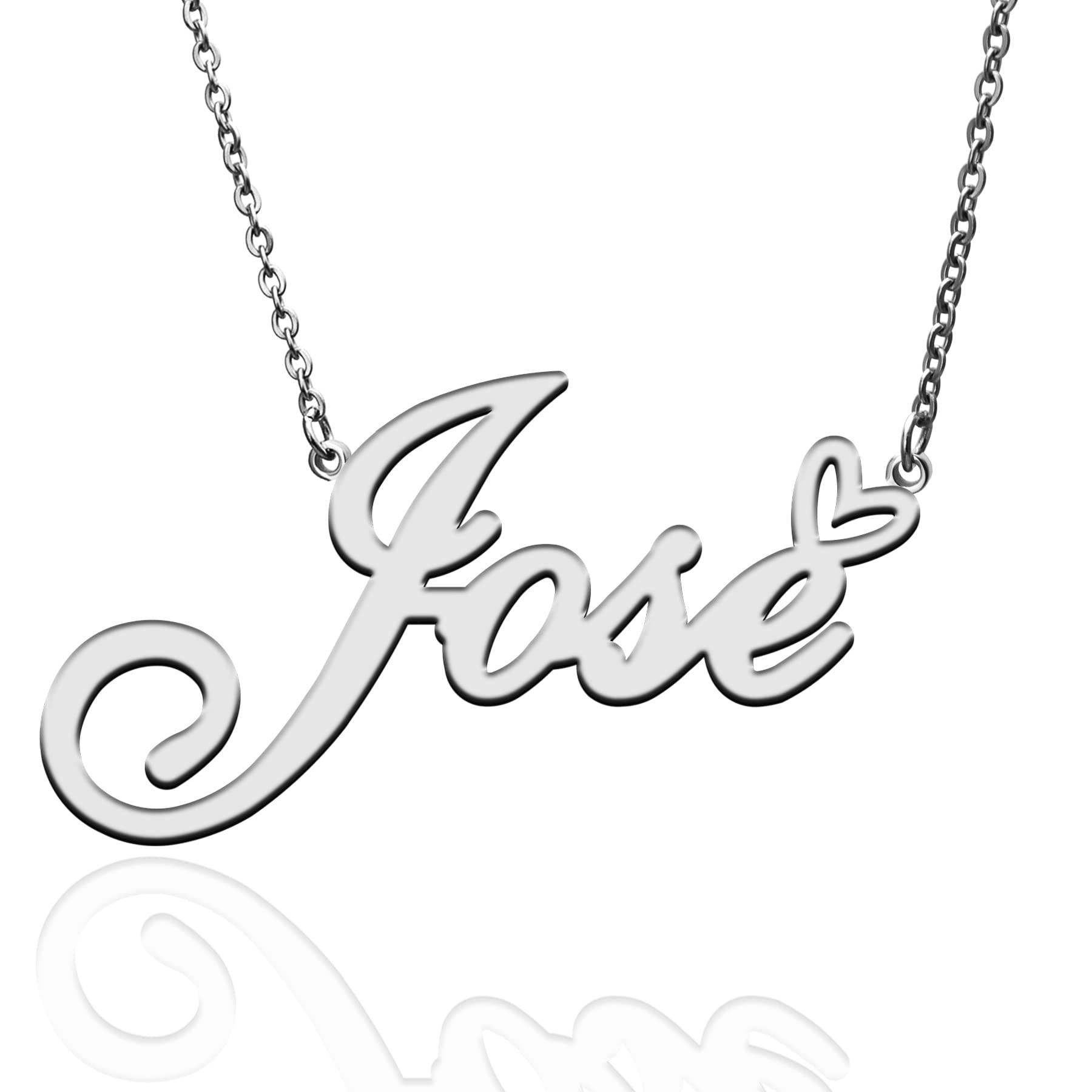 RONKAH Personalized Name Necklace - Heart Gold Plated Custom Pendant for Women | Fashion Jewelry Gift for Girl, Mother, Daughter, Friend | Perfect for Christmas, Birthday, Anniversary | Everyday Wear & Special Occasions