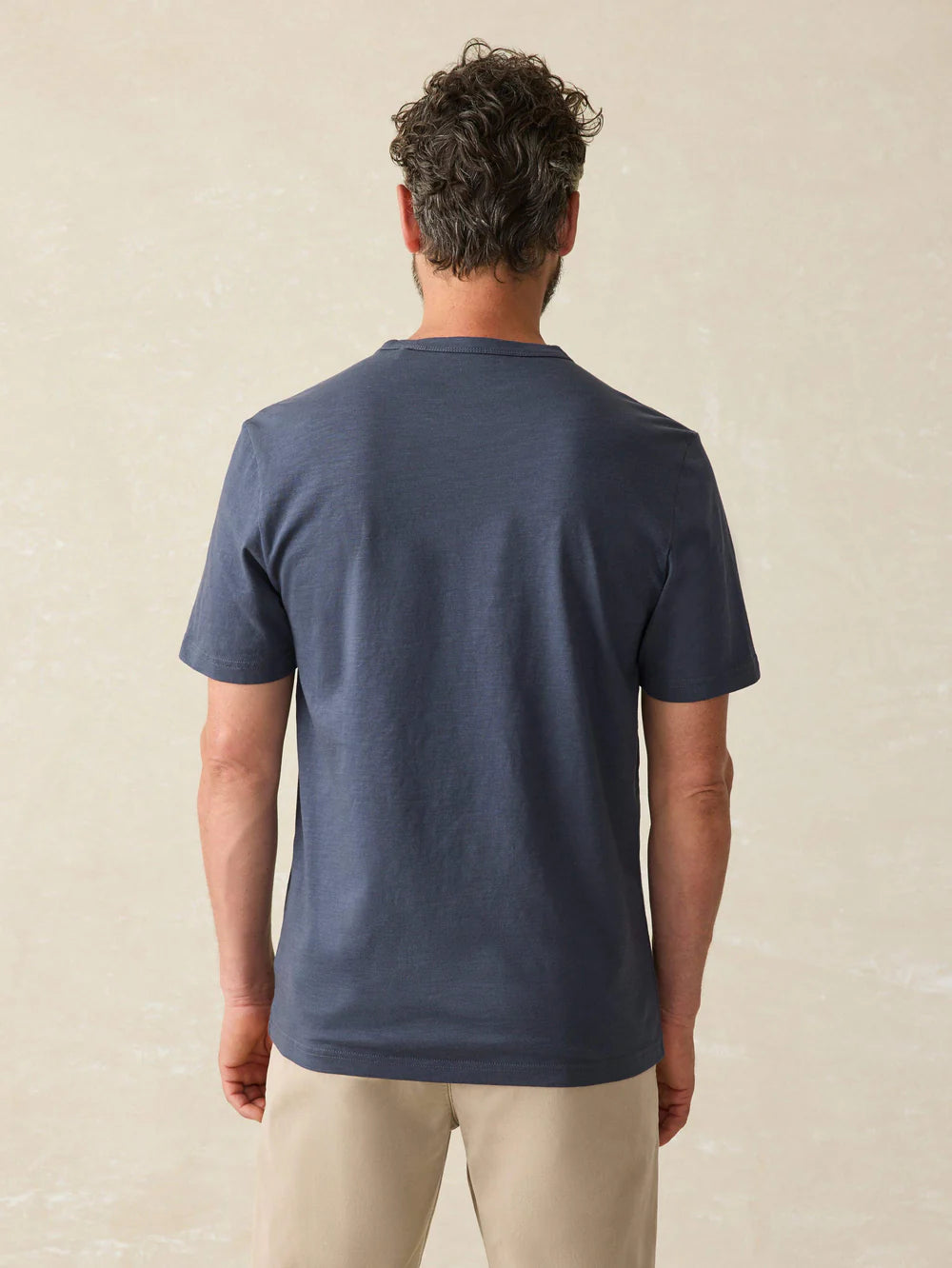 FAHERTY Men's Sunwashed Pocket Short Sleeve T-Shirt - Soft Cotton Casual Tee for Summer, Beach, and Everyday Wear