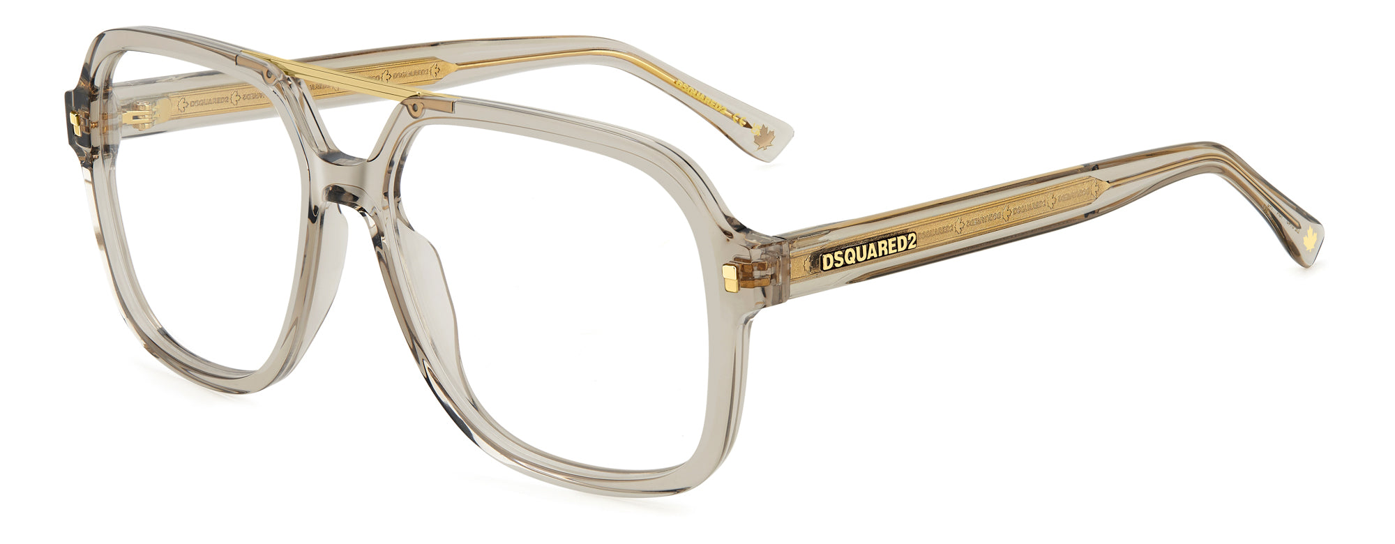 DSQUARED2 D2 0145 Sunglasses - Polarized UV Protection Aviator Style for Men & Women - Perfect for Driving, Beach & Outdoor Activities