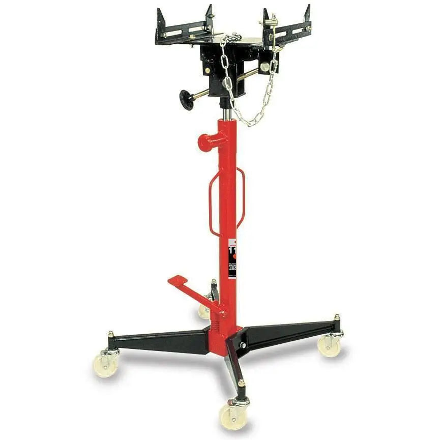 Heavy Duty AFF Telescopic Transmission Jack - 1100 lbs Capacity for Auto Repair & Maintenance | Garage & Workshop Use