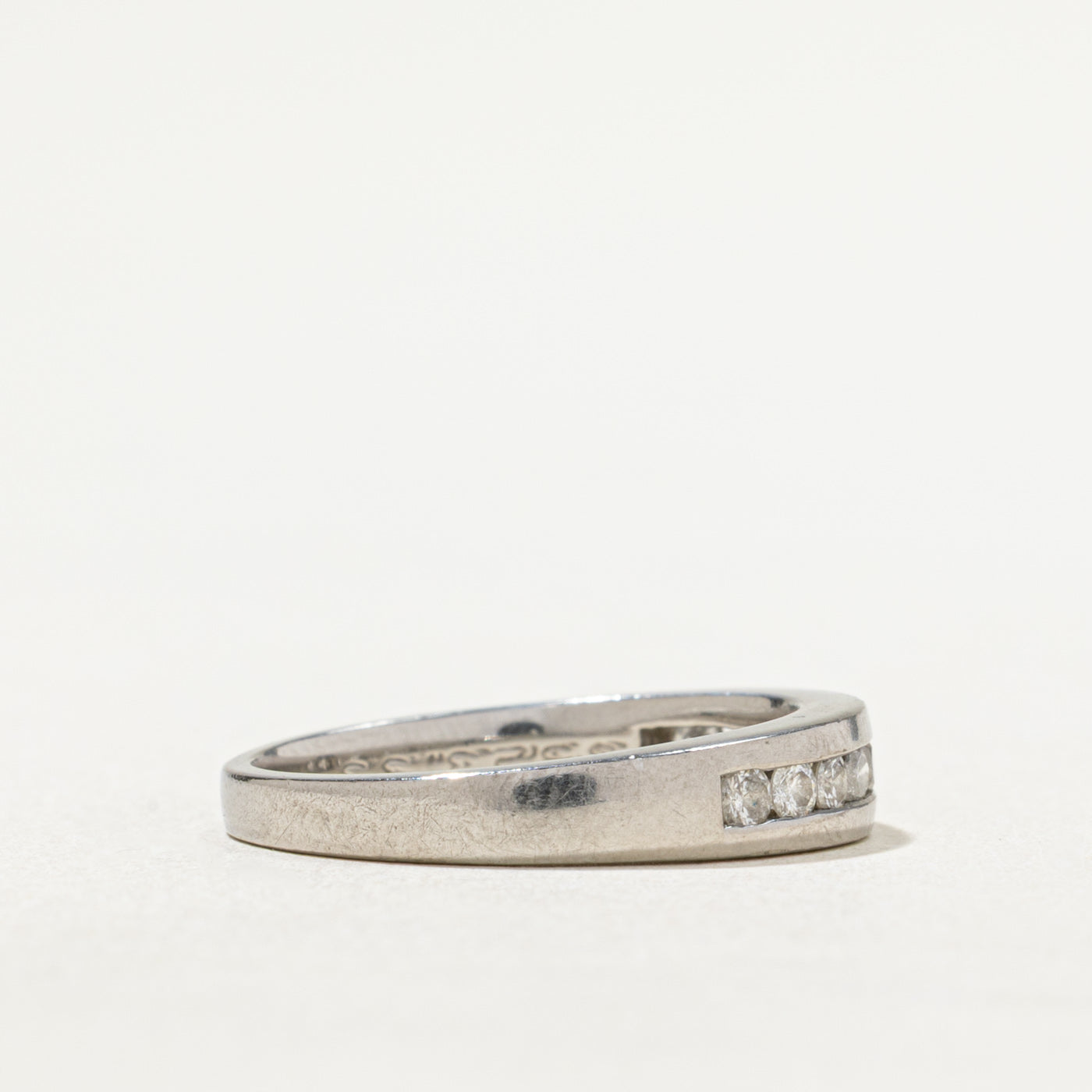 Channel Set Semi Eternity Diamond Wedding Band Ring | 0.33ctw G-H Color SI Clarity | Size 6.25 | Perfect for Anniversary Gifts, Bridal Jewelry & Everyday Luxury Wear