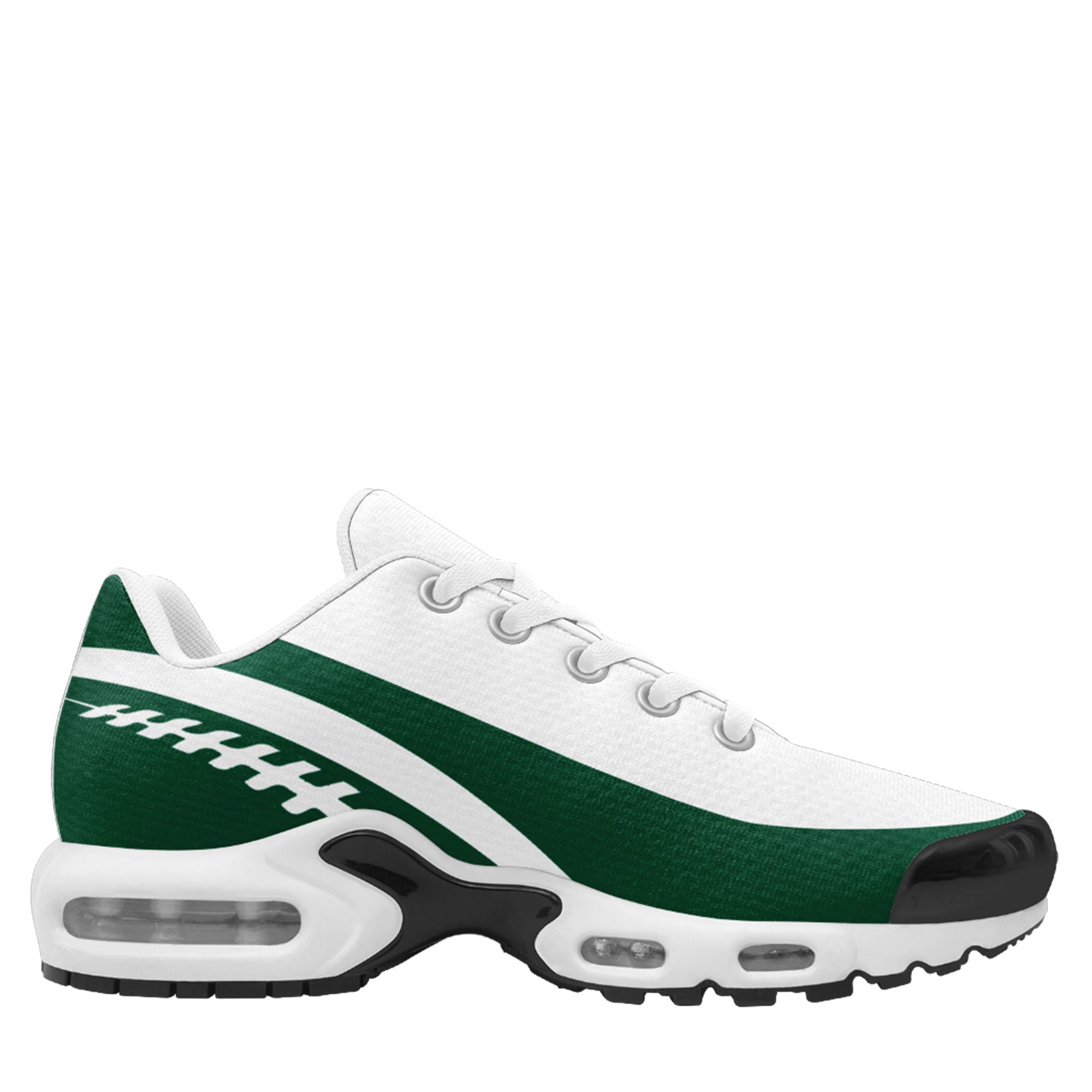 Custom Green & White Personalized Jersey with TN Shoes Combo - D0200101 | Sports Fan Gear for Football, Basketball & Casual Wear