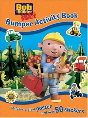 Bob the Builder Bumper Activity Book - Fun Construction-Themed Coloring & Learning for Kids | Perfect for Travel, Birthday Gifts & Preschool Education