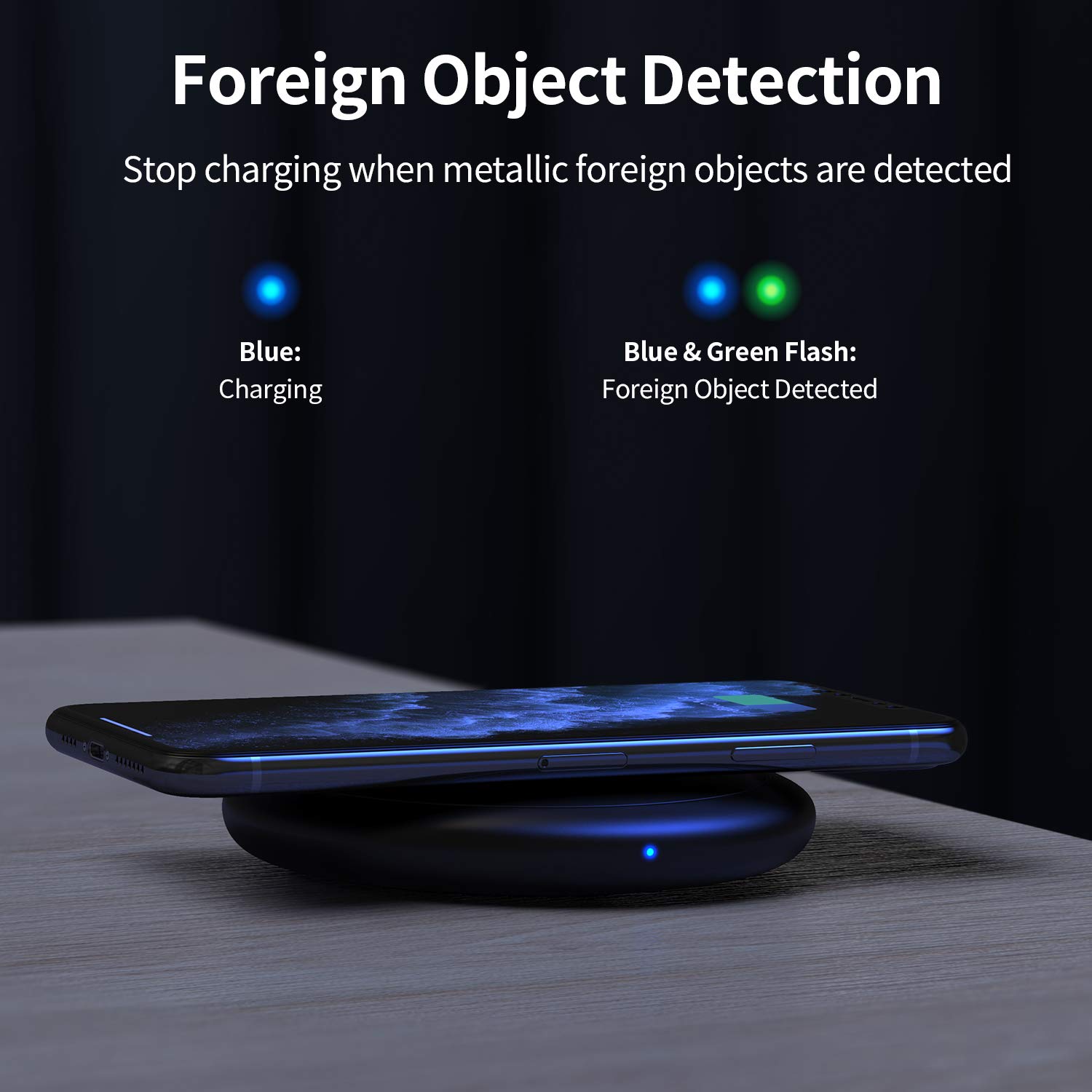 Nalwort 2-in-1 Wireless Charger Stand for iPhone 15/14/13/12/11, Apple Watch 6/SE/5/4/3/2/1 & AirPods - Qi Fast Charging Station (No Adapter Included) | Perfect for Bedside, Office & Travel Charging