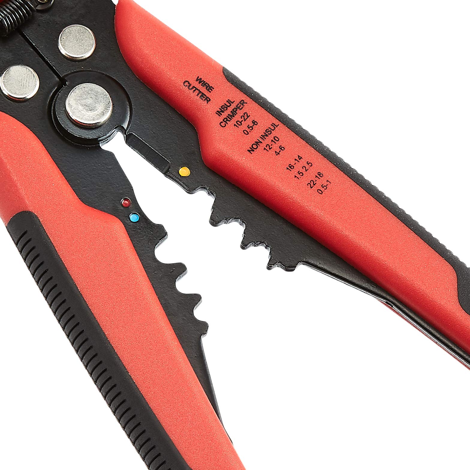 Amazon Basics Self-Adjusting Wire Stripper - Automatic Wire Stripping Tool for Electrical Work, DIY Projects, and Home Repairs - Perfect for Electricians, Hobbyists, and DIY Enthusiasts