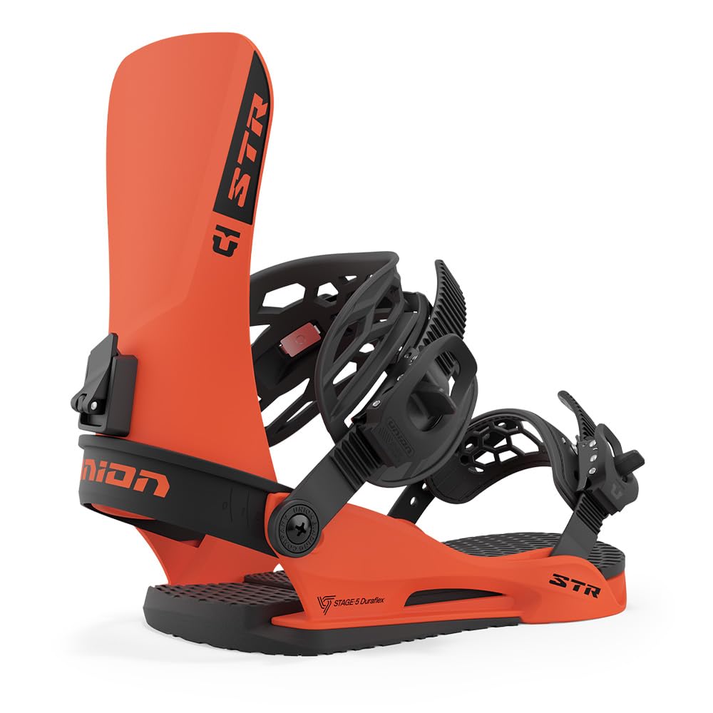 Union STR Men's Snowboard Bindings - Adjustable & Durable for All-Mountain Riding - Perfect for Freestyle, Powder & Park Performance