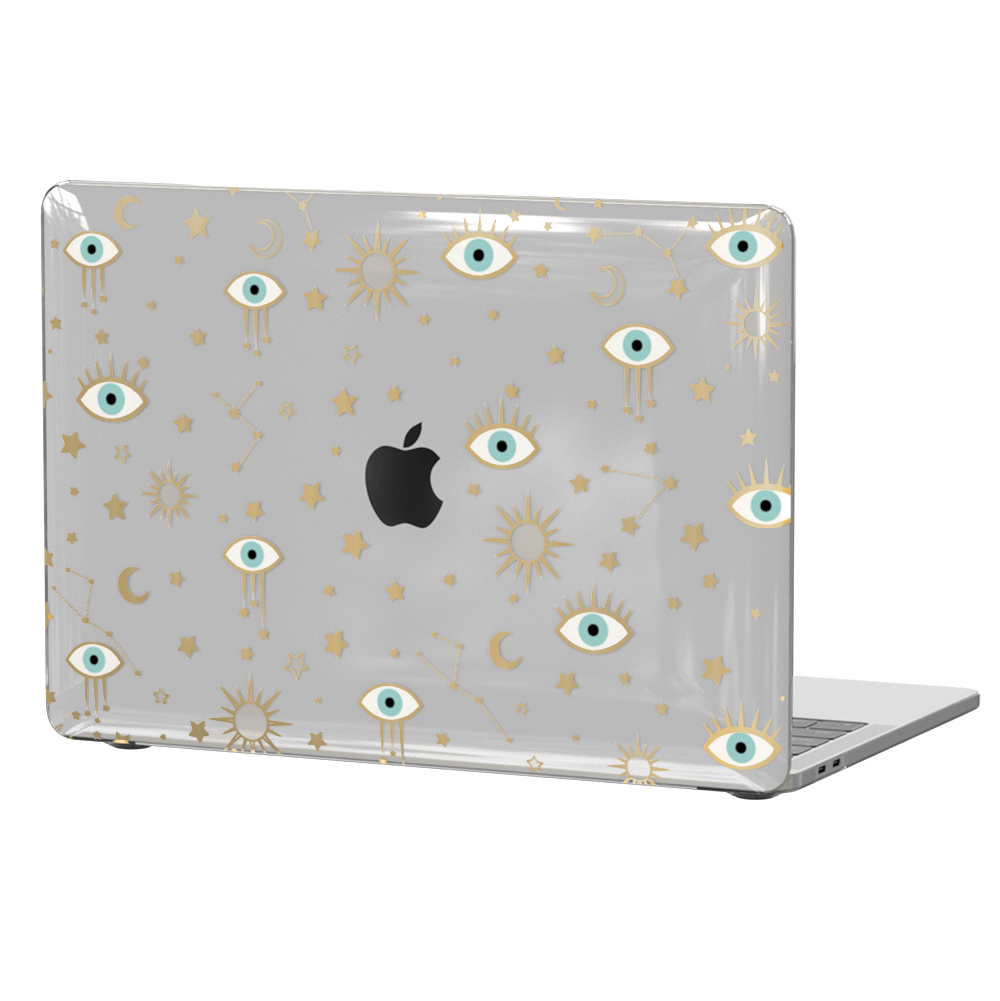 Evil Eye Protection MacBook Case 2.0 - Stylish Laptop Cover for MacBook Air/Pro with Anti-Glare & Scratch-Resistant Design - Perfect for Work, Travel & Spiritual Protection