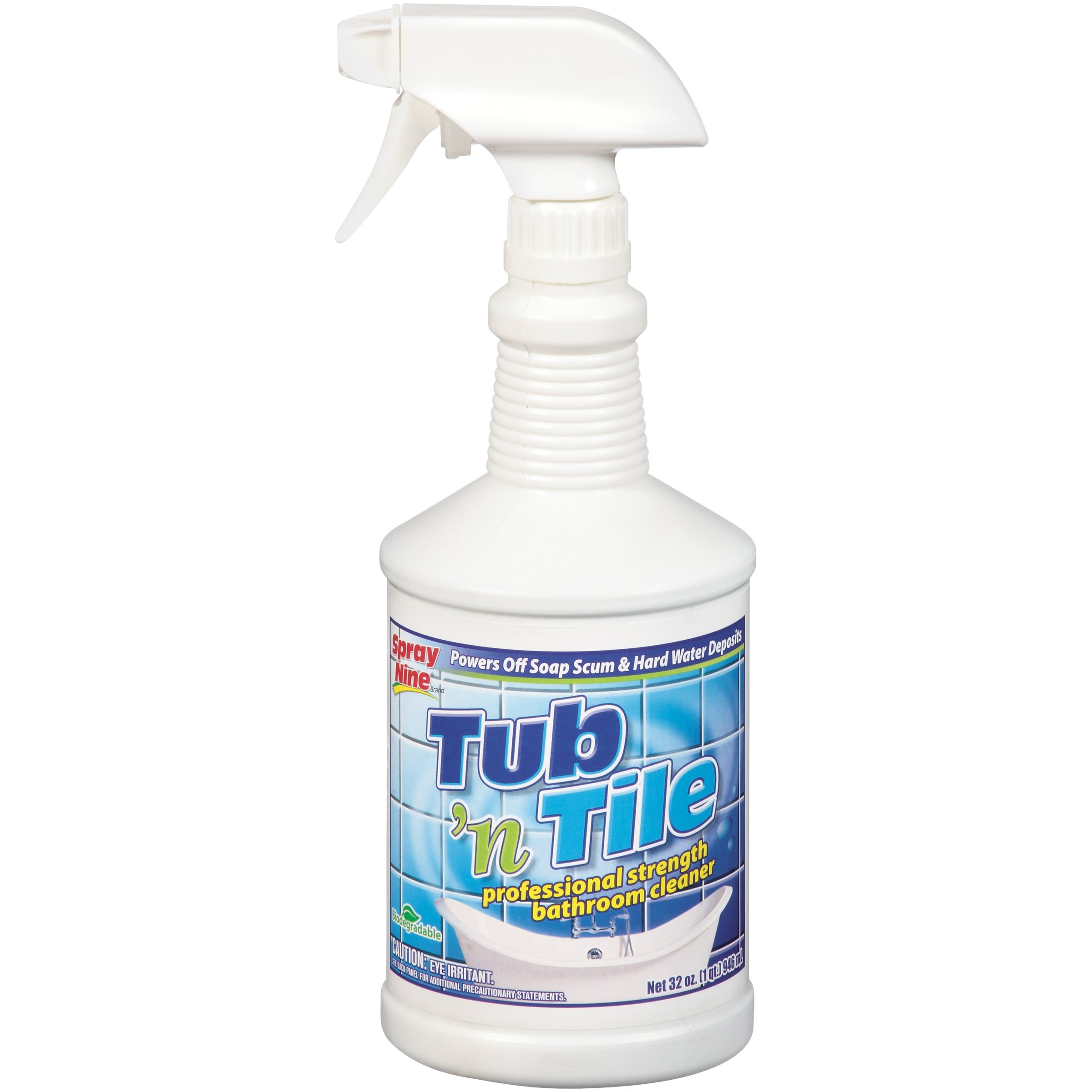 Permatex 27532 Tub & Tile Cleaner - 32 oz Spray Bottle (Pack of 12) - Powerful Bathroom Cleaner for Shower, Bathtub, Sink & Ceramic Tiles - Removes Soap Scum, Hard Water Stains & Grime