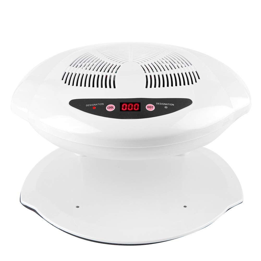 Fast Drying UV Gel Nail Dryer - Hot & Cold Air Dual Mode Nail Polish Dryer Fan with US Plug 110V for Professional Manicure & Pedicure | Perfect for Salon, Home Use & Nail Art Enthusiasts