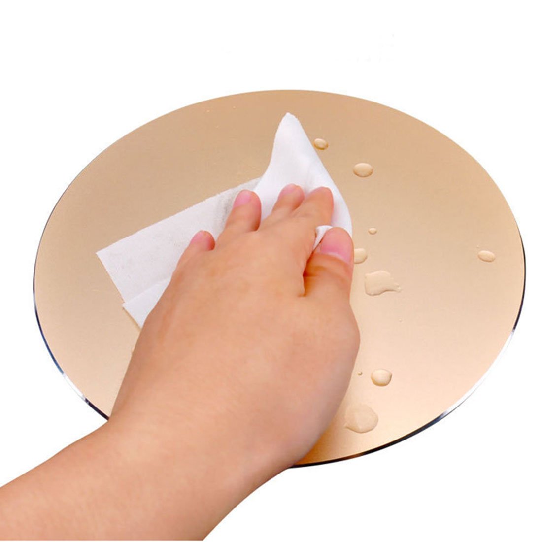 Premium Aluminum Gaming Mouse Pad - Non-Slip Alloy Surface for Fast & Precise Control - Gold Rubber Base - Perfect for PC, Laptop, Office & Esports Gaming