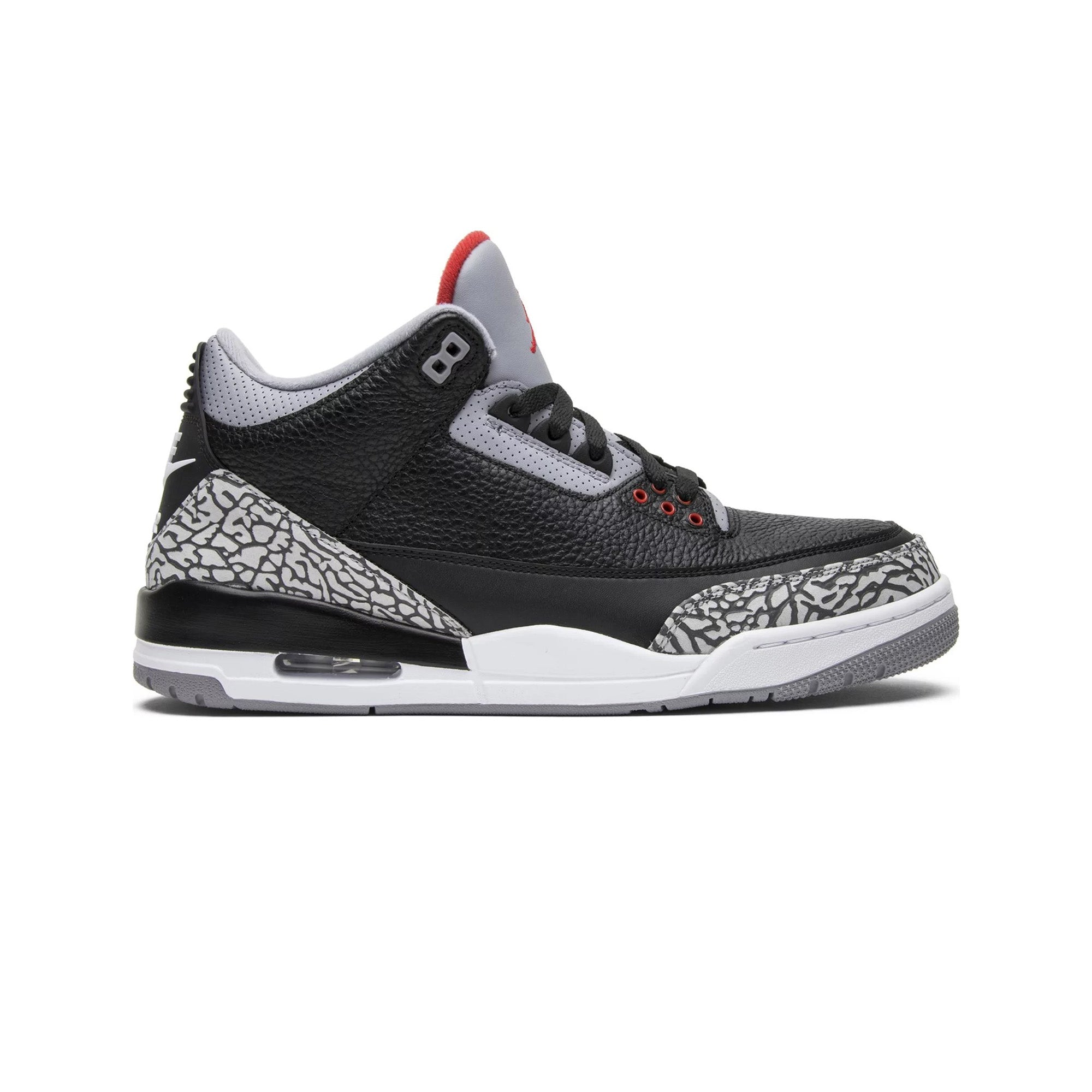Air Jordan 3 Retro 'Cement' 2018 Black - Men's Basketball Sneakers for Casual Wear & Street Style (New)