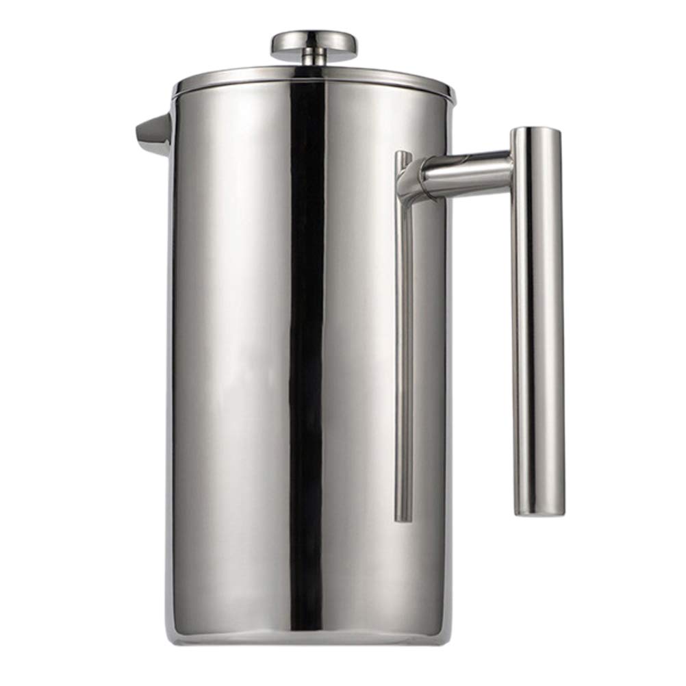 DOITOOL Stainless Steel Coffee Press & Tea Kettle - 1000ml Multi-Function Coffee Pot with Infuser for Home, Office & Camping Use
