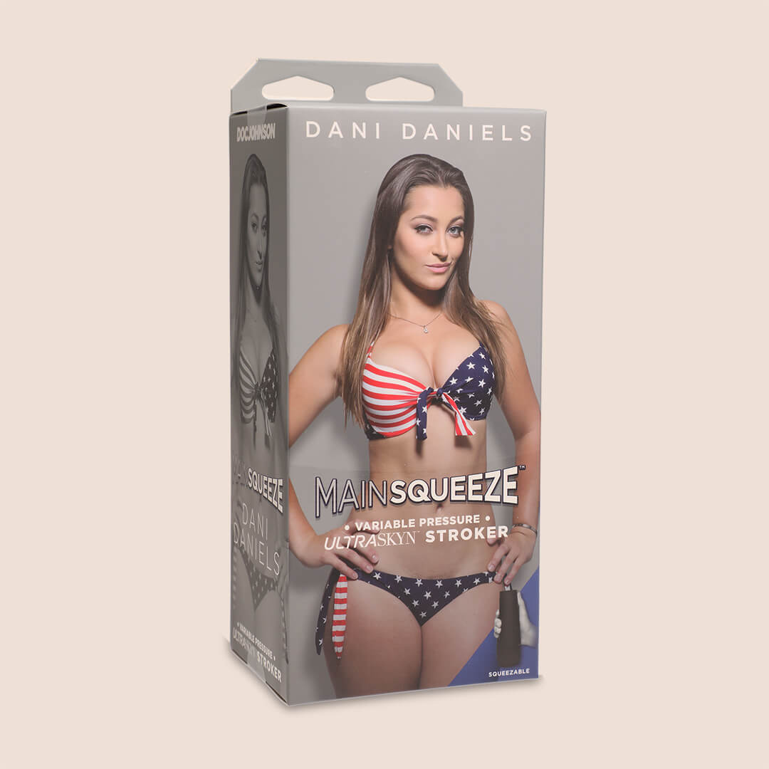 Main Squeeze™ Dani Daniels Squeezable Grip Stress Relief Toy - Perfect for Office, Travel & Anxiety Relief