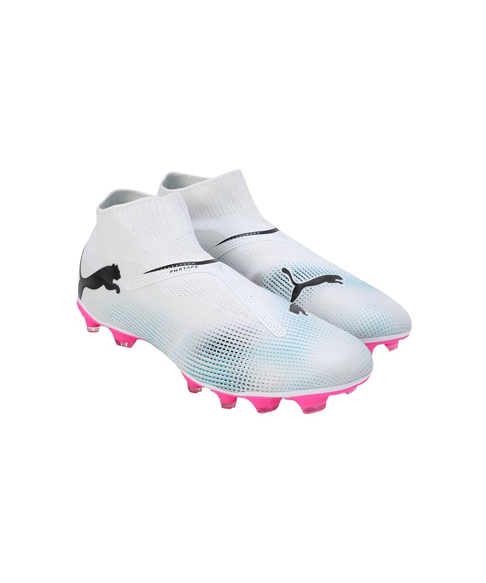 PUMA Future 7 Match+ LL FG/AG Soccer Cleats for Men - Lightweight Football Shoes with Advanced Grip Technology | Perfect for Artificial Grass & Firm Ground Matches