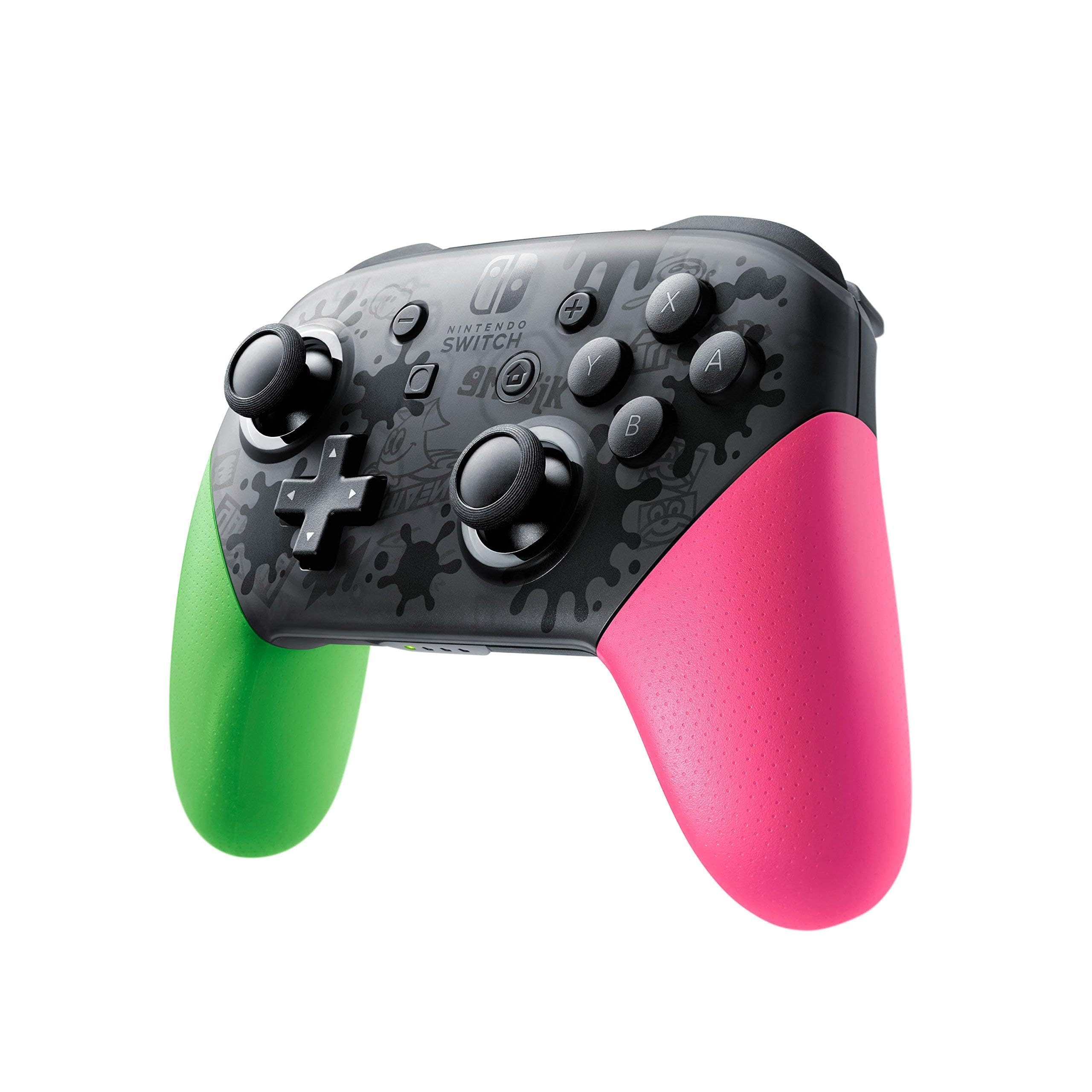 Nintendo Switch Pro Controller - Splatoon 2 Edition - Wireless Gamepad for Nintendo Switch - Perfect for Gaming, Multiplayer & Competitive Play