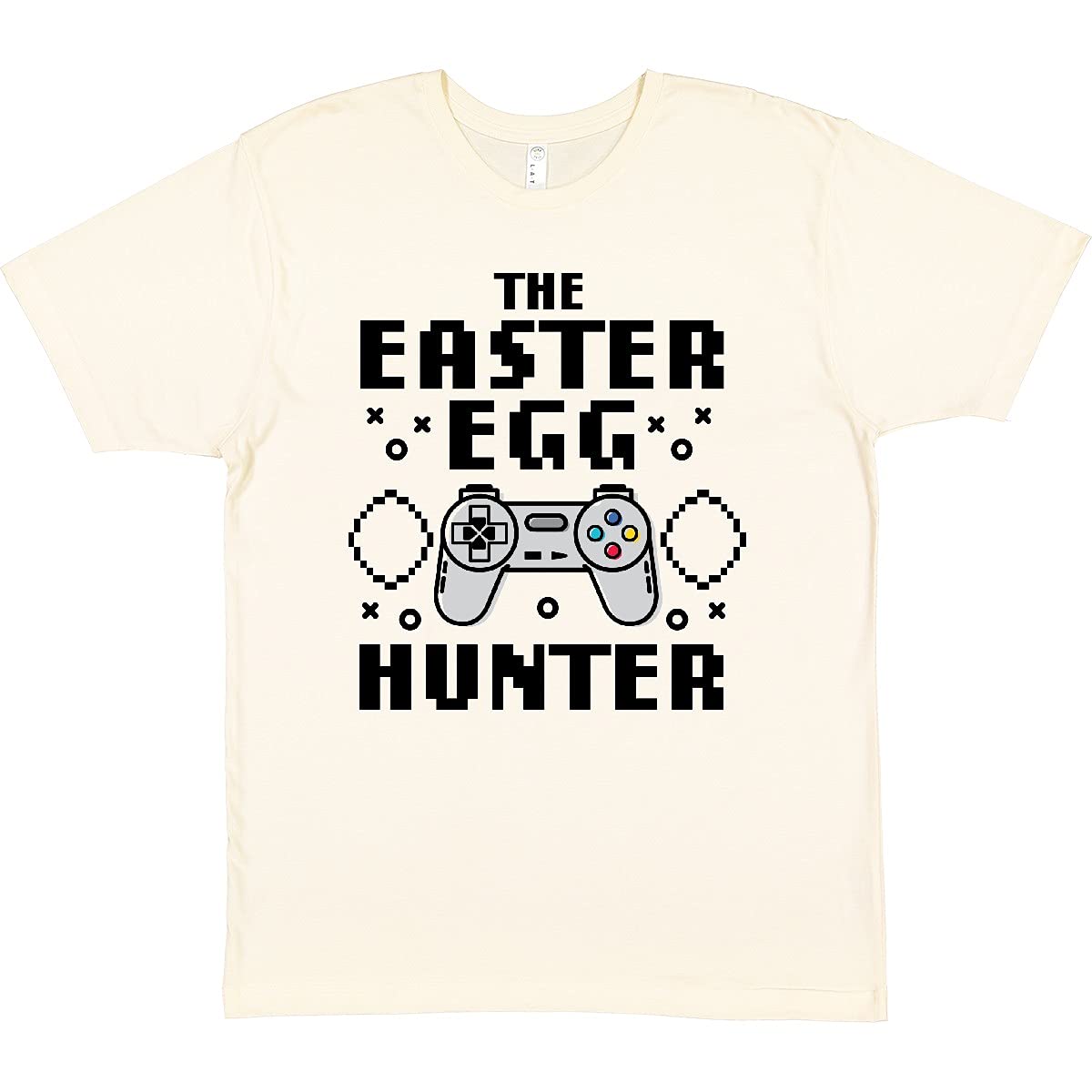Inktastic Happy Easter The Easter Egg Hunter Gamer T-Shirt - Fun Easter Egg Hunting Outfit for Gamers & Easter Celebrations