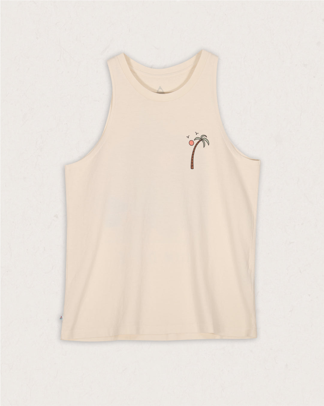 Eco-Friendly Recycled Cotton Tank Top for Women - Soft & Breathable Summer Casual Wear - Birch Color | Perfect for Yoga, Beach, and Everyday Comfort