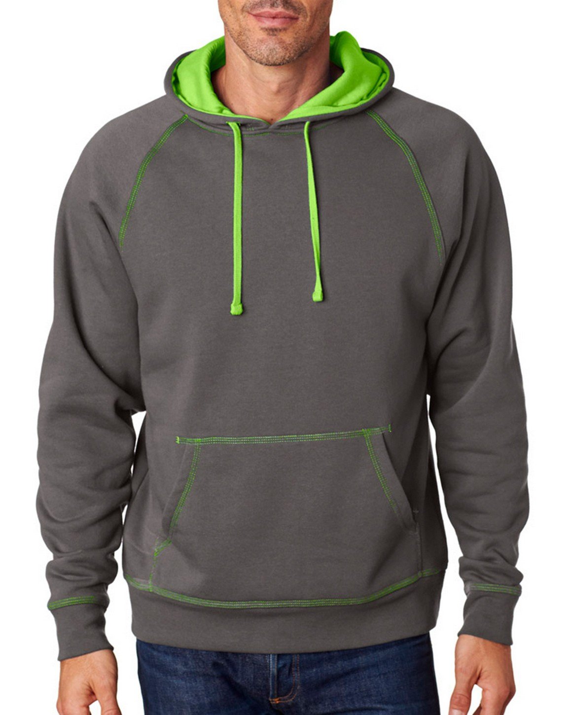 J. America Shadow Hooded Fleece Jacket (J8883) - Warm & Stylish Pullover for Men & Women - Perfect for Outdoor Activities, Camping, and Casual Wear