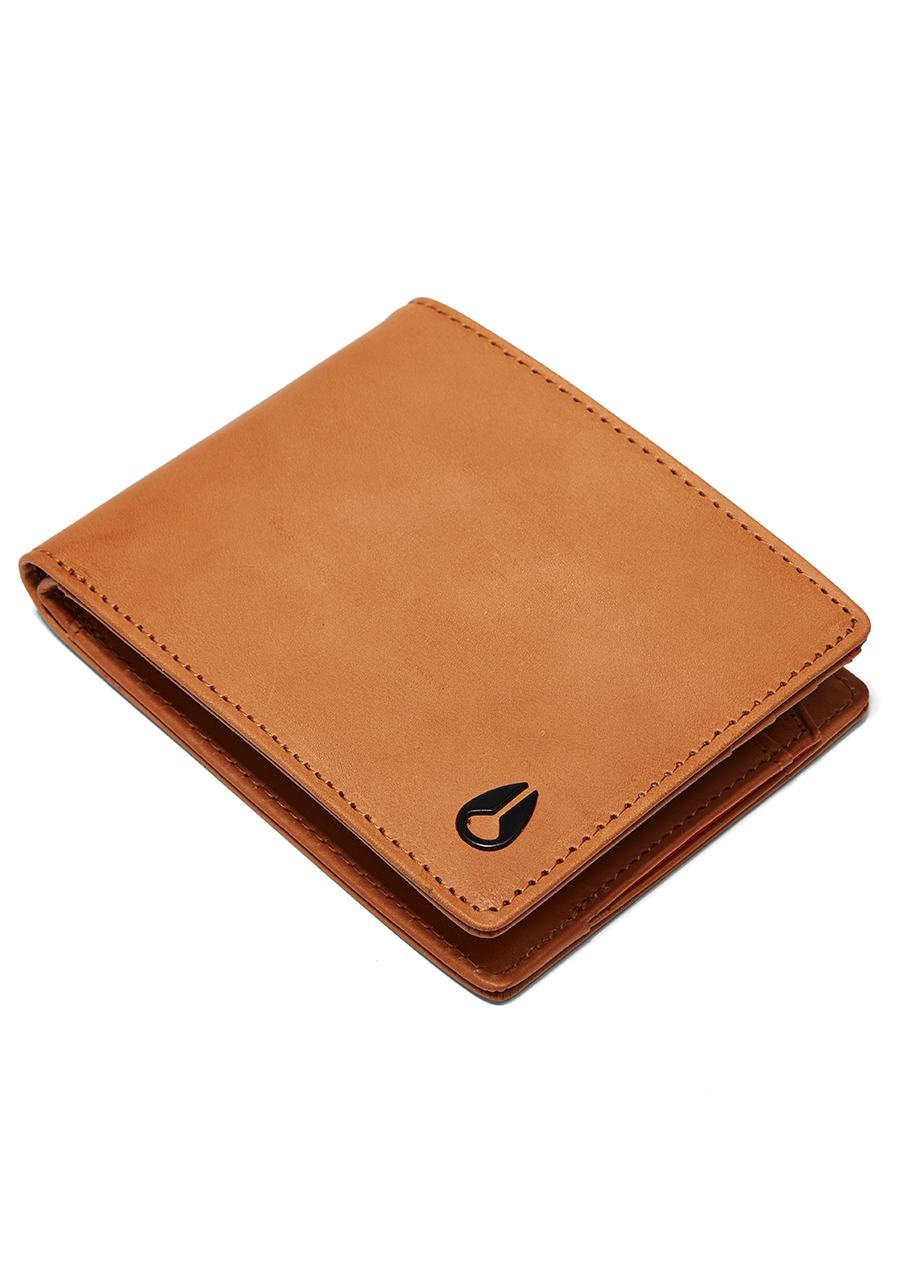 Premium Genuine Leather Wallet for Men - Classic Saddle Design - Perfect for Everyday Use, Travel & Business