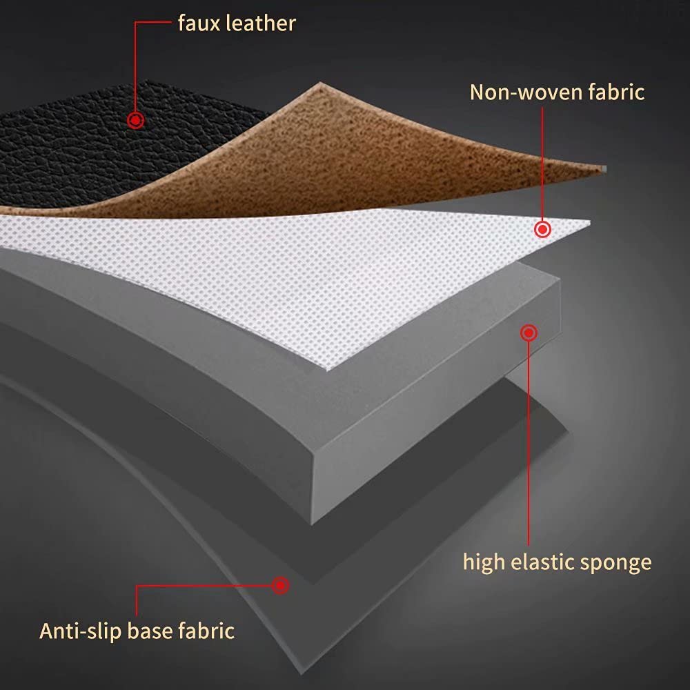TTX LIGHTING Faux Leather Car Seat Covers for 2020-2023 Toyota Corolla XSE & XSE Apex Edition - Non-Slip Full Coverage Vehicle Cushion with Airbag Compatibility | Perfect for Daily Commuting, Road Trips & Interior Protection