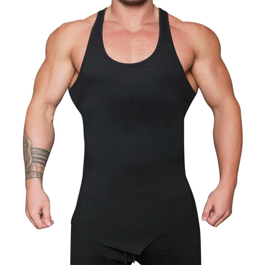 iHPH7 Men's Workout Tank Top - Sleeveless Muscle Shirt for Gym & Fitness - Breathable Performance Singlet for Running, Training & Activewear