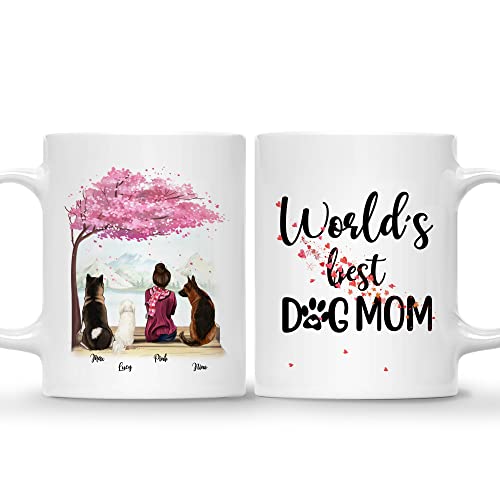 3 dogs - World's Best Dog Mom