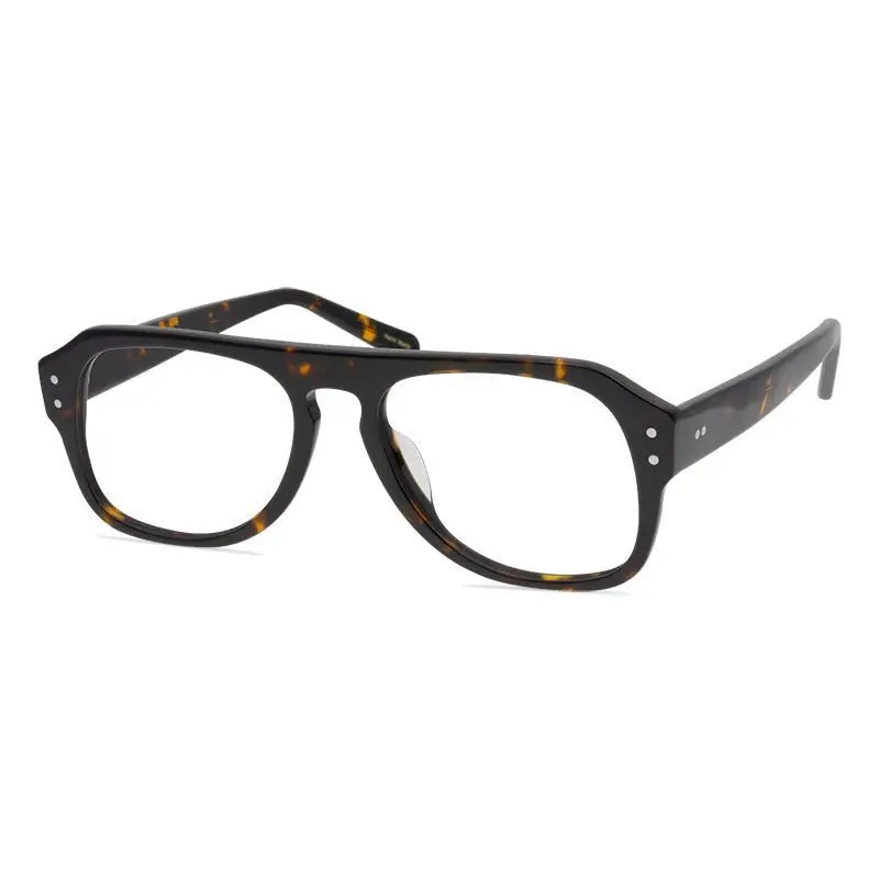 Aimee 9539 Men's Full Rim Square Browline Acetate Eyeglasses - Stylish & Durable Frames for Work, Reading & Everyday Wear