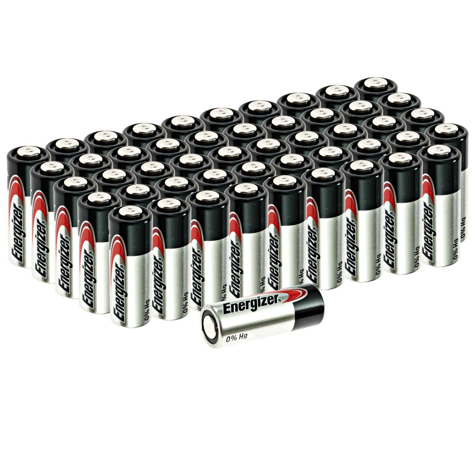 Energizer A23 23A 12V Alkaline Batteries (50 Pack) - Long-Lasting Power for Garage Door Openers, Remote Controls, and Electronic Toys
