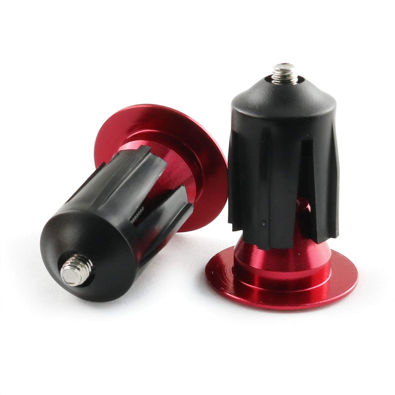 2 Pairs Bike Handlebar End Caps - Durable Bar End Plugs for Mountain & Road Bicycles | Perfect for Cycling Safety and Handlebar Protection