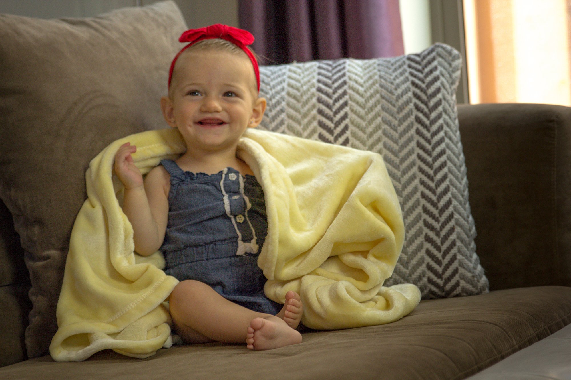 Premium Soft Baby Blanket - Youthful Yellow 30